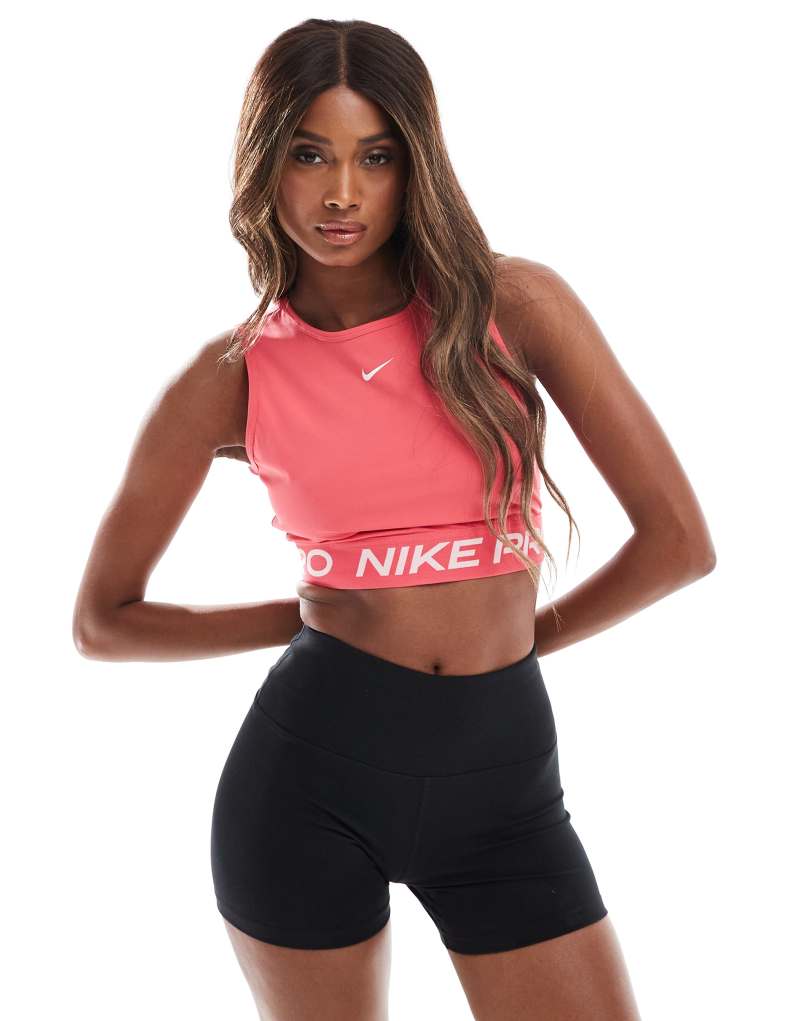 Укороченный розовый топ Nike Pro Training Dri-FIT 365 с облегающей посадкой Nike