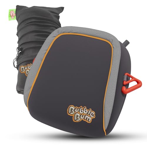 bubblebum Inflatable Booster Car Seat - Blow Up Narrow Backless Booster Car Seat for Travel. Portable Booster Seat for Toddlers, Kids, Child BubbleBum