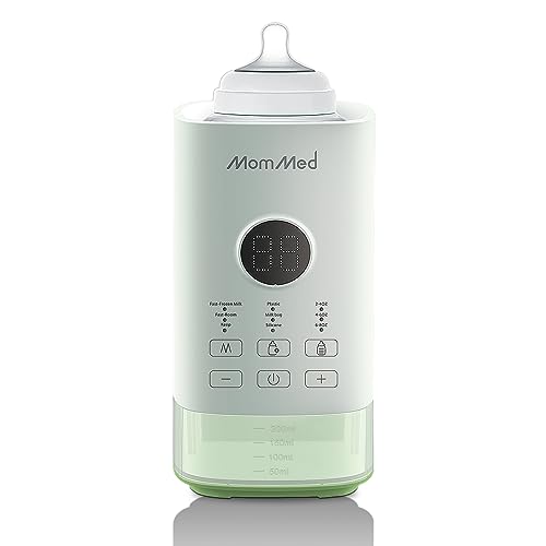 MOMMED Bottle Warmer, Fast Bottle Warmer with Accurate Temperature Control and Automatic Shut-Off,Fast Bottle Warmers for All Bottles with Breastmilk or Formula MOMMED