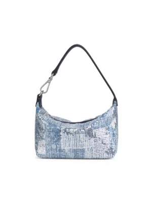 Сумка через плечо GANNI Small Butterfly Sequin Pouch Ganni