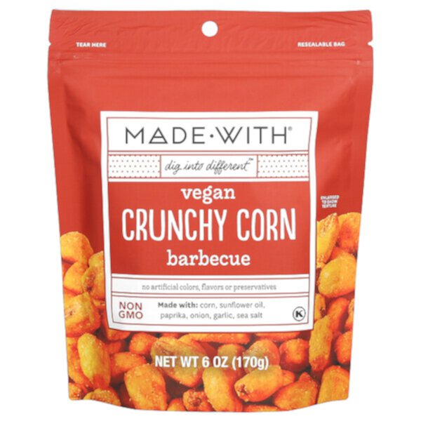 Vegan Crunchy Corn, Barbecue, 6 oz (170 g) Made With