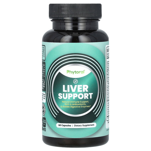 Liver Support, 60 Capsules Phytoral