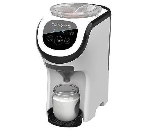 Baby Brezza Formula Pro Mini Baby Formula Mixer Machine Fits Small Spaces and is Portable for Travel– Bottle Makers Makes The Perfect Bottle for Your Infant On The Go, White Baby Brezza