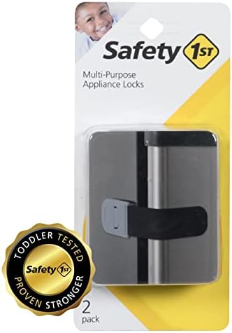 Safety 1st Multi-Purpose Plastic Appliance Lock Decor, 2-Count (Packaging May Vary) Safety 1st