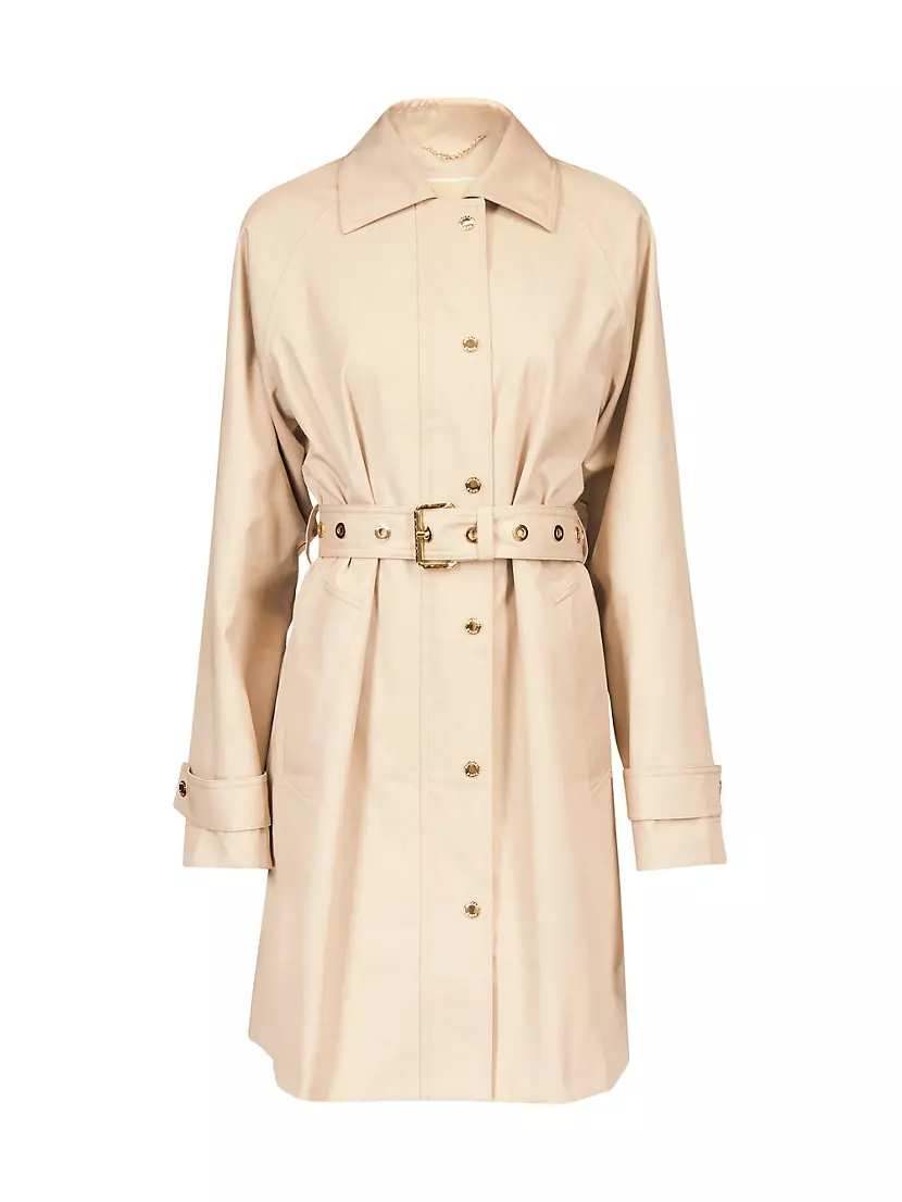 Женский Плащ MICHAEL Michael Kors Grommet Belted Trench Coat MICHAEL Michael Kors