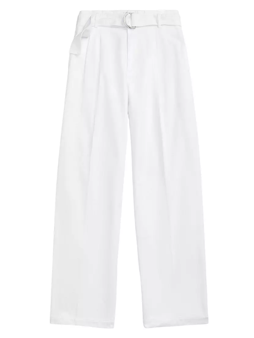 Женские Повседневные брюки Polo Ralph Lauren Evan Denim Wide-Leg Pants Polo Ralph Lauren