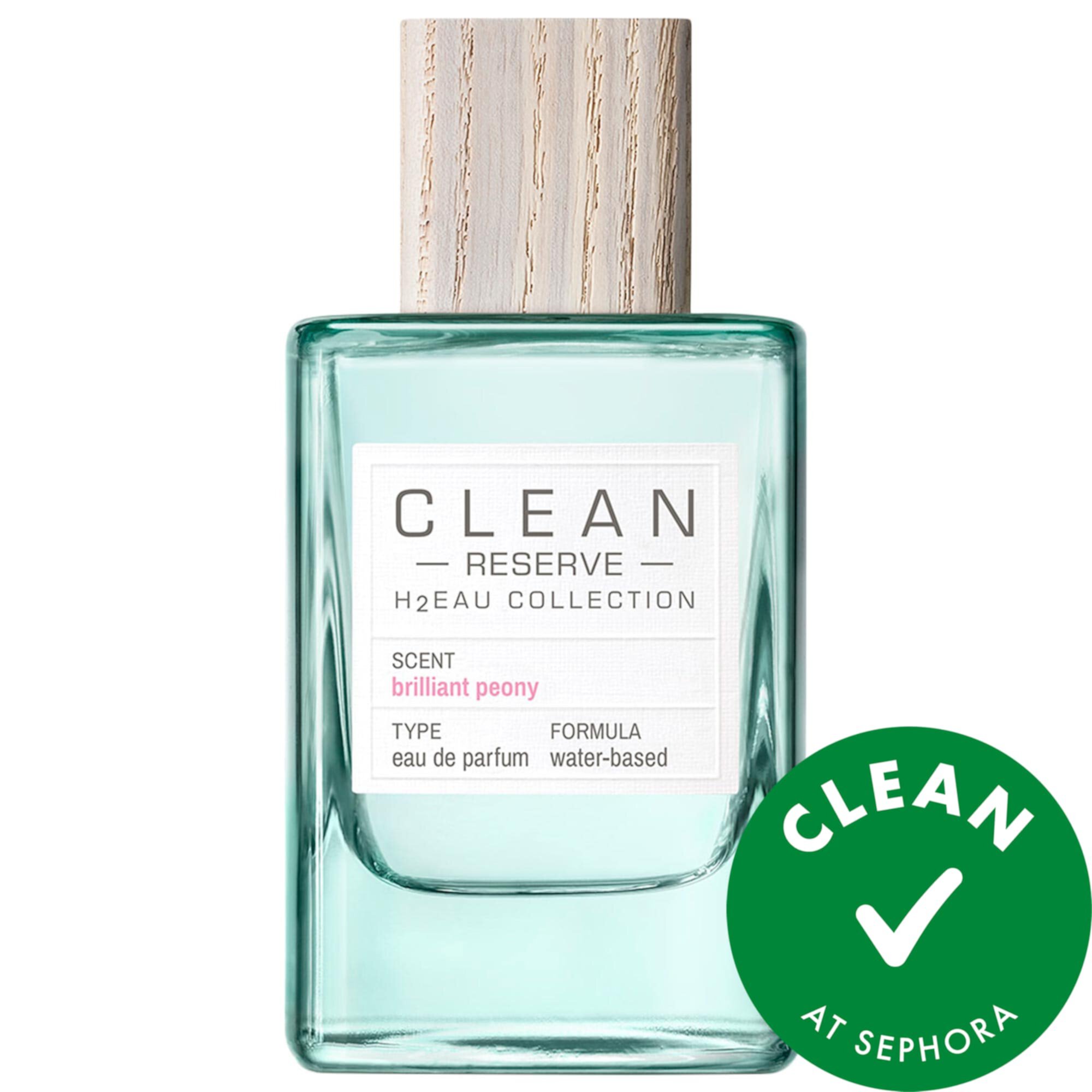 H2Eau - Brilliant Peony Eau de Parfum CLEAN RESERVE