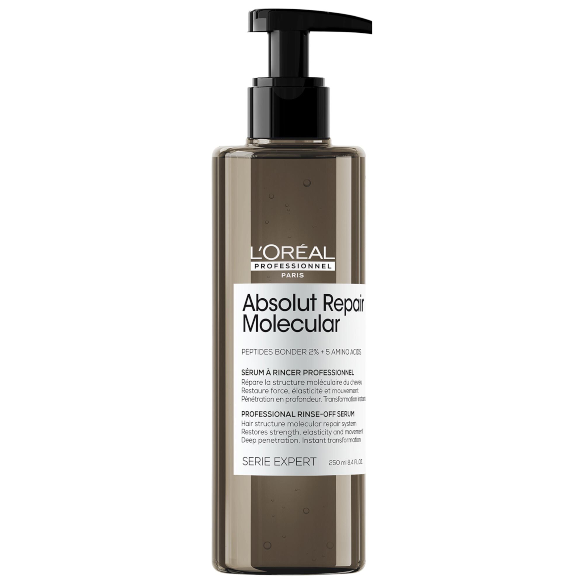 Сыворотка для поврежденных волос Absolut Repair Molecular, восстанавливающая 200 мл L'Oréal Professionnel