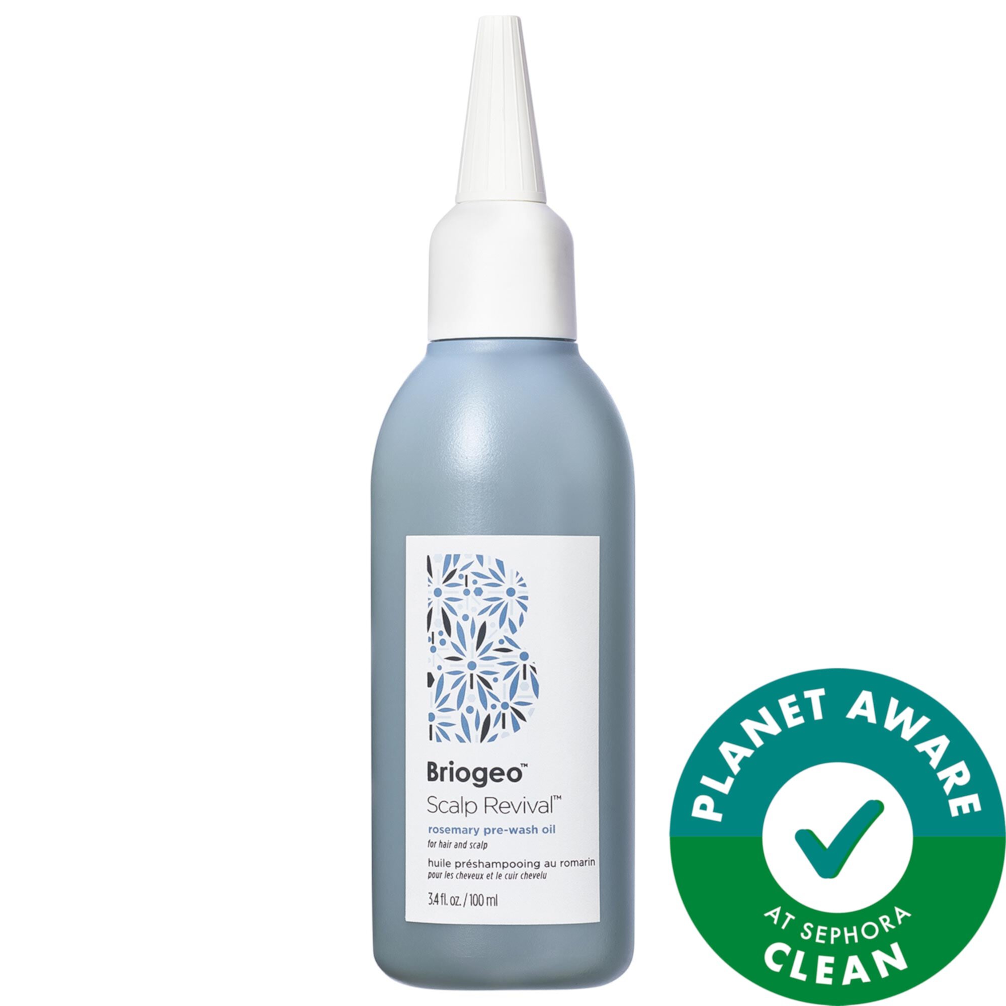 Scalp Revival™ Rosemary Pre-Wash Scalp and Hair Oil Briogeo