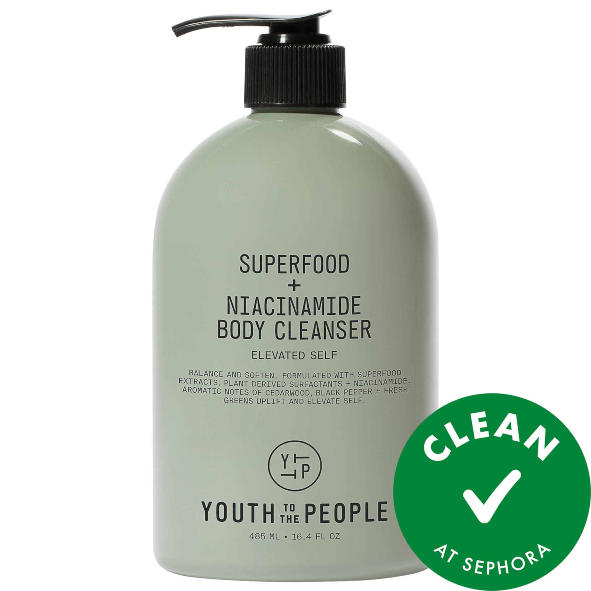 Superfood + Niacinamide Body Cleanser with Antioxidants & Hyaluronic Acid Youth To The People