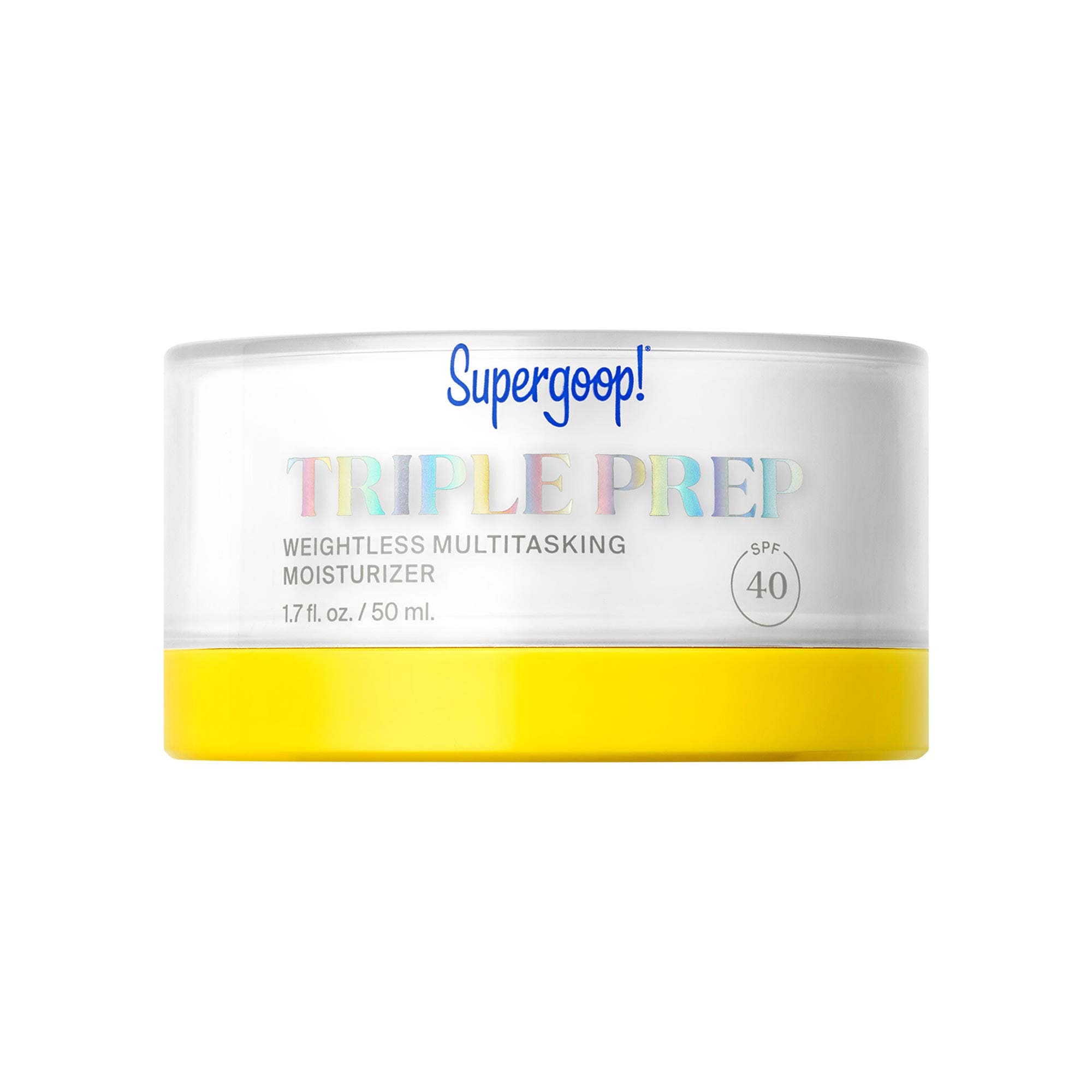 Triple Prep Weightless Multitasking Moisturizer SPF 40 Face Sunscreen Supergoop!