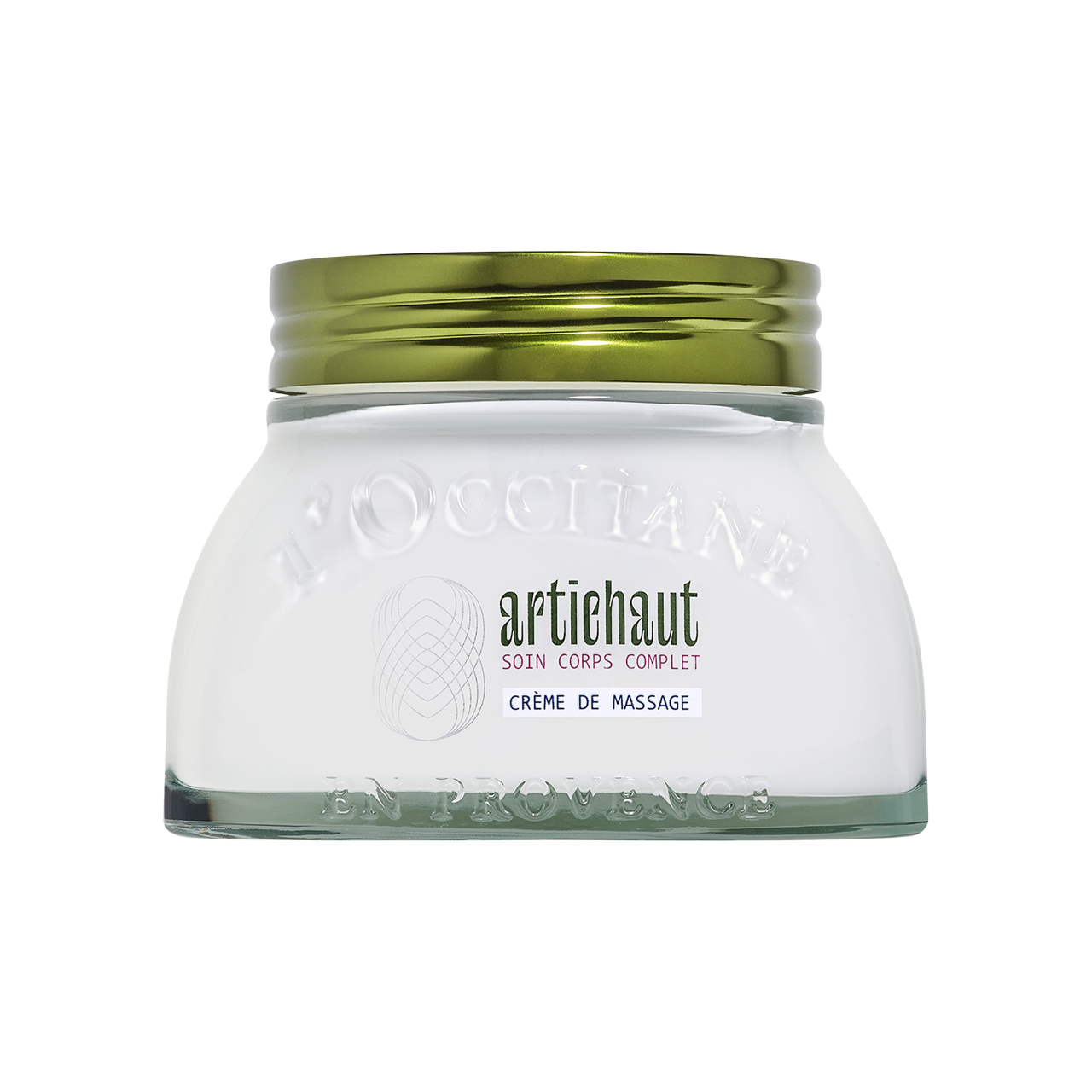 Artichoke Body Cream with massage for visibly redefined and firmer skin L'Occitane