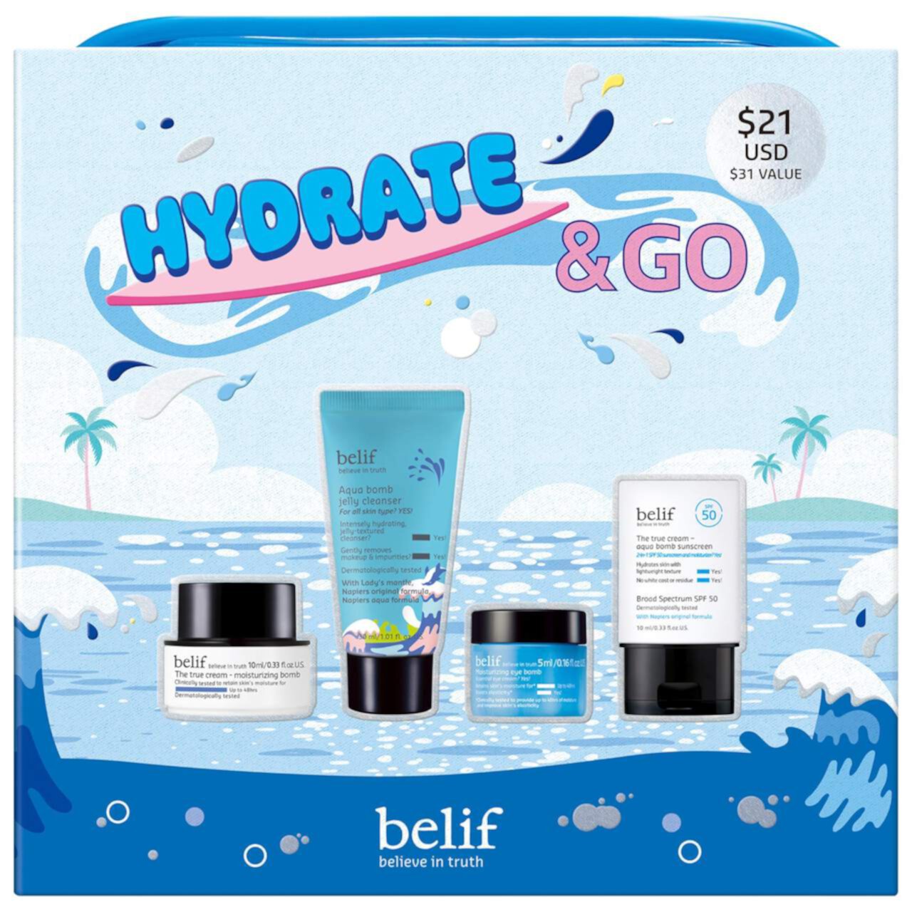 Hydrate & Go Kit Belif