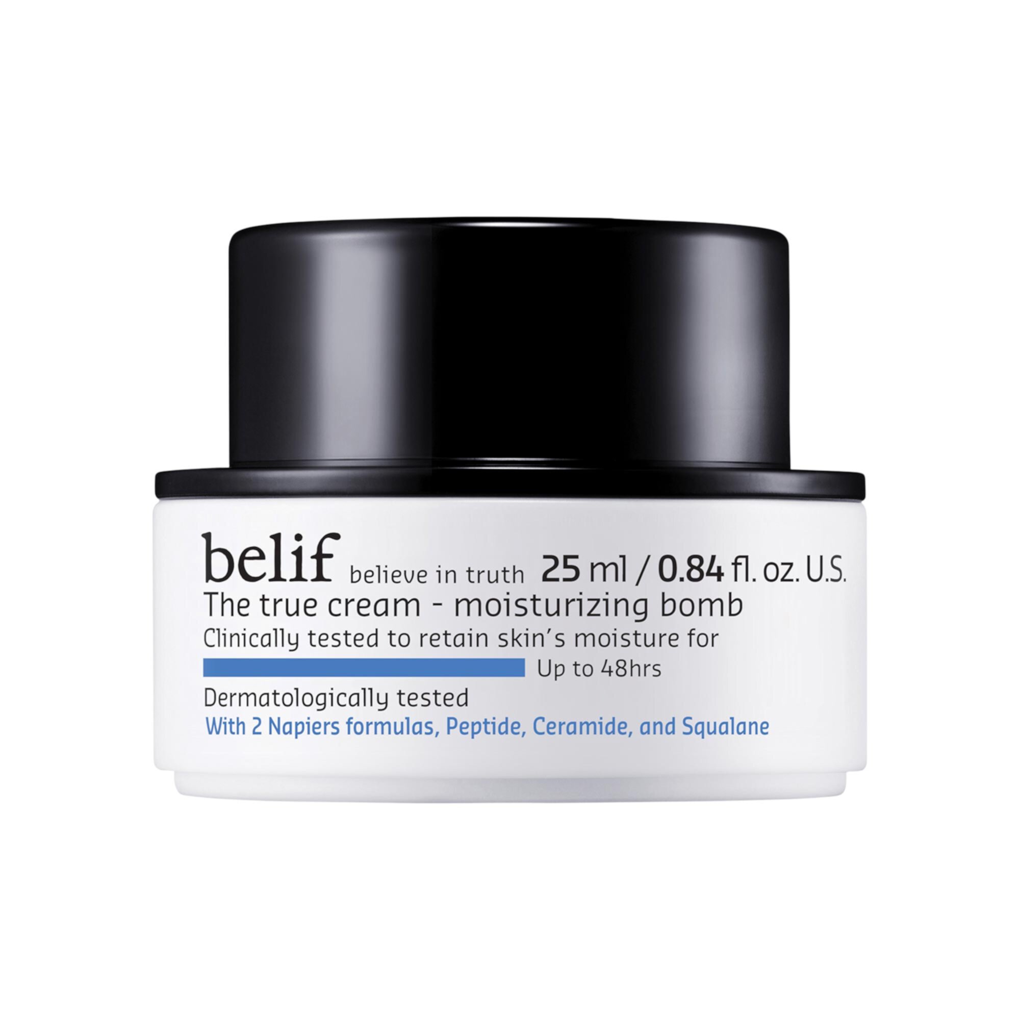 The True Cream Moisturizing Bomb with Peptide and Ceramide Belif