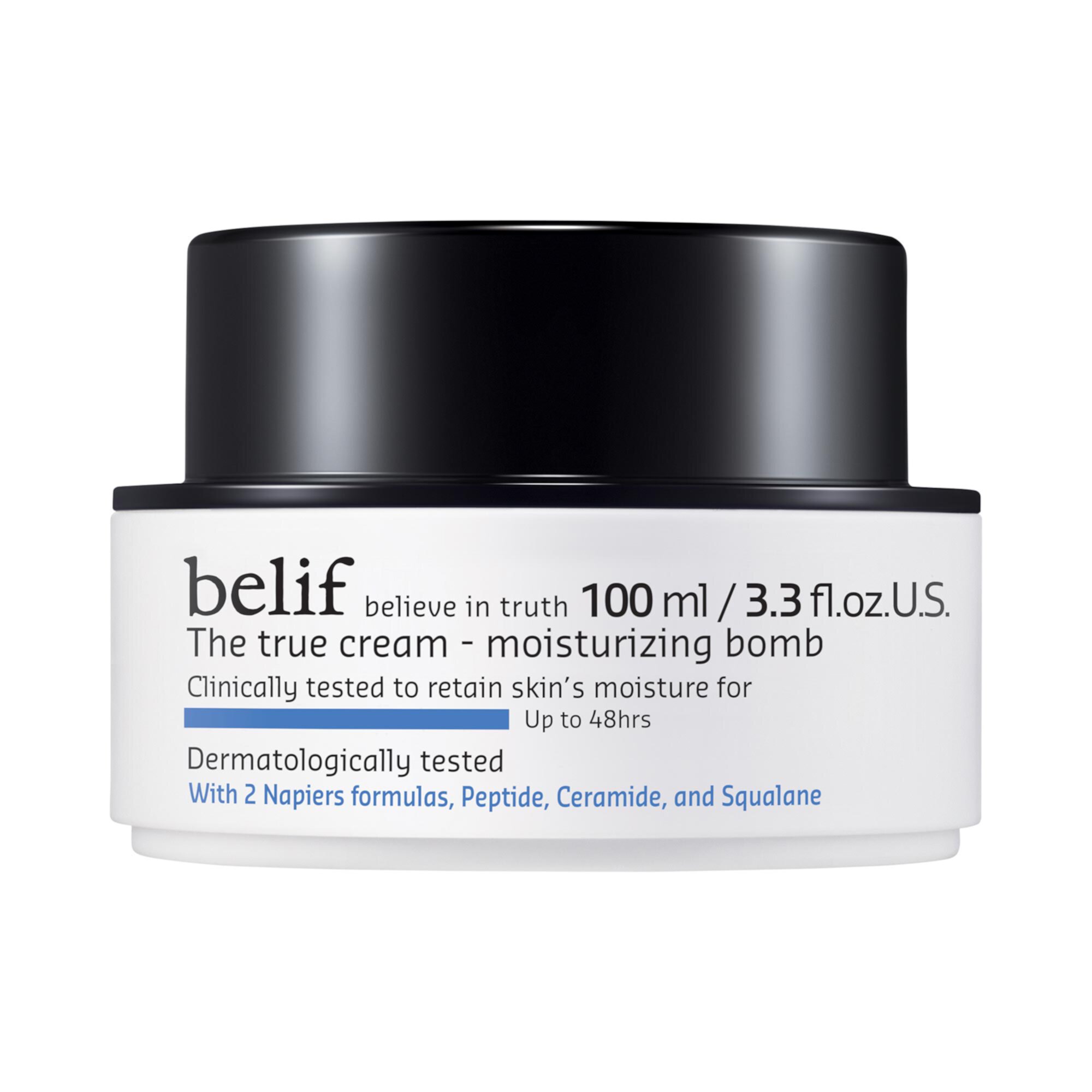 The True Cream Moisturizing Bomb with Peptide and Ceramide Belif