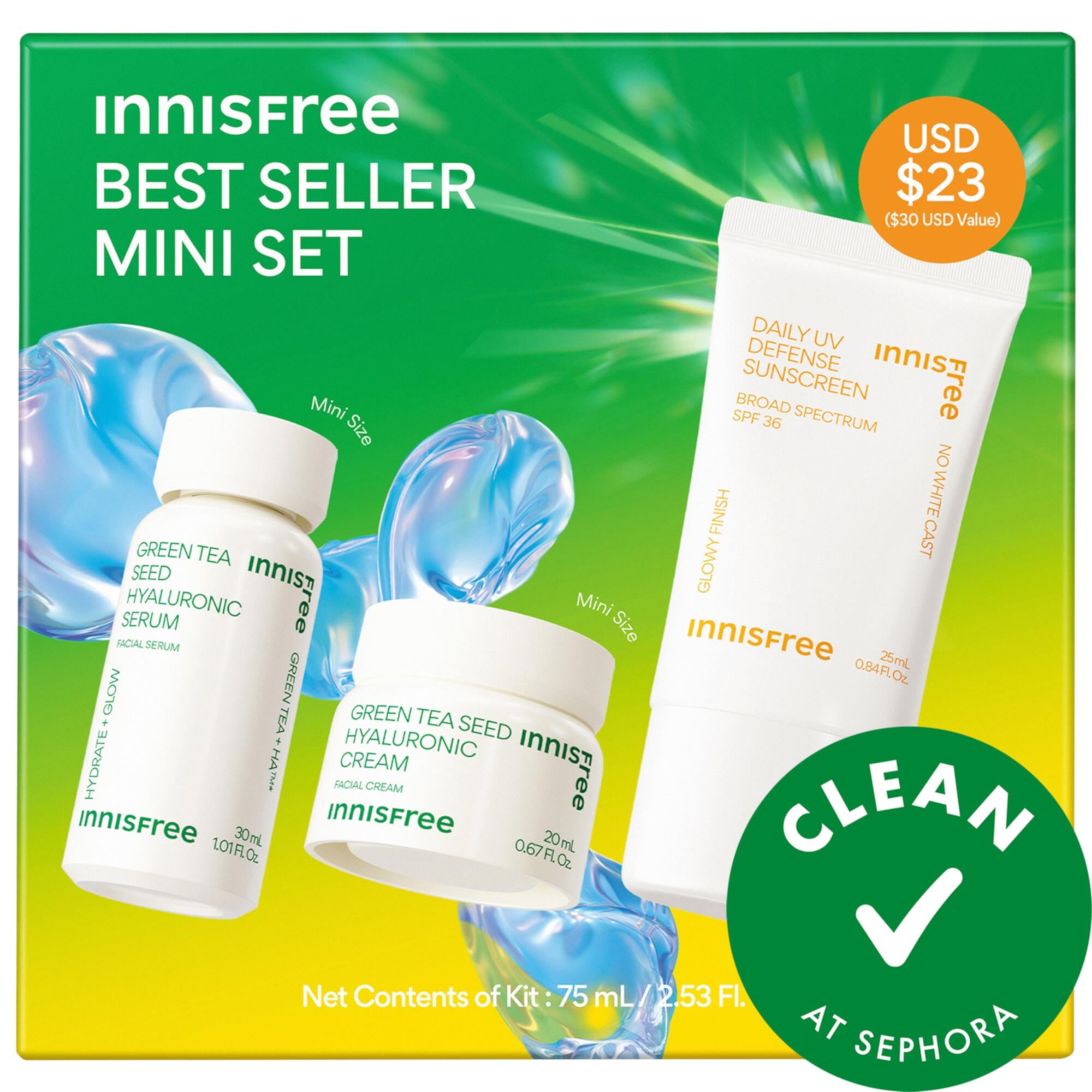 Hydrate + Protect Bestseller Minis Set Innisfree