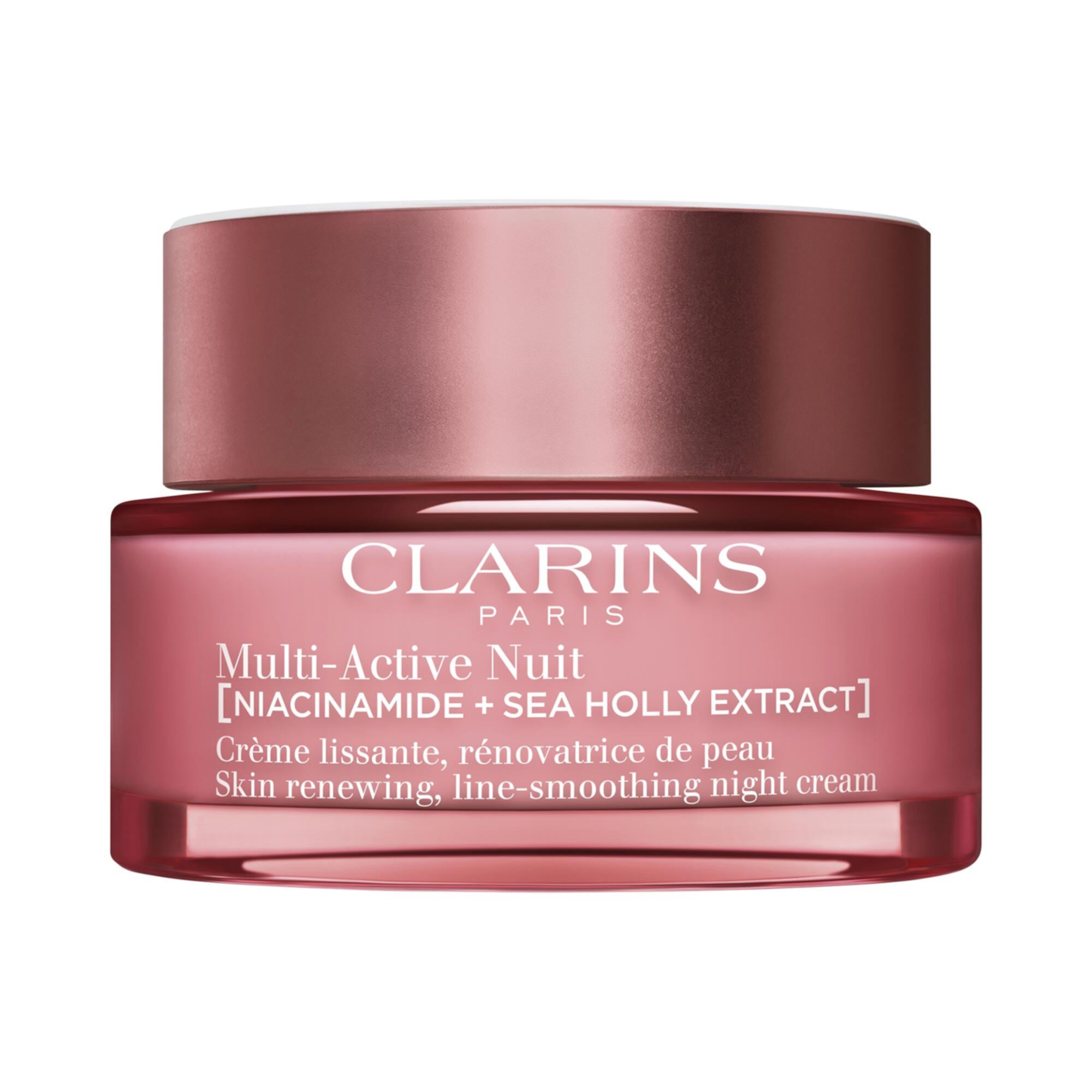 Multi-Active Night Moisturizer for Lines, Pores, Glow with Niacinamide Clarins