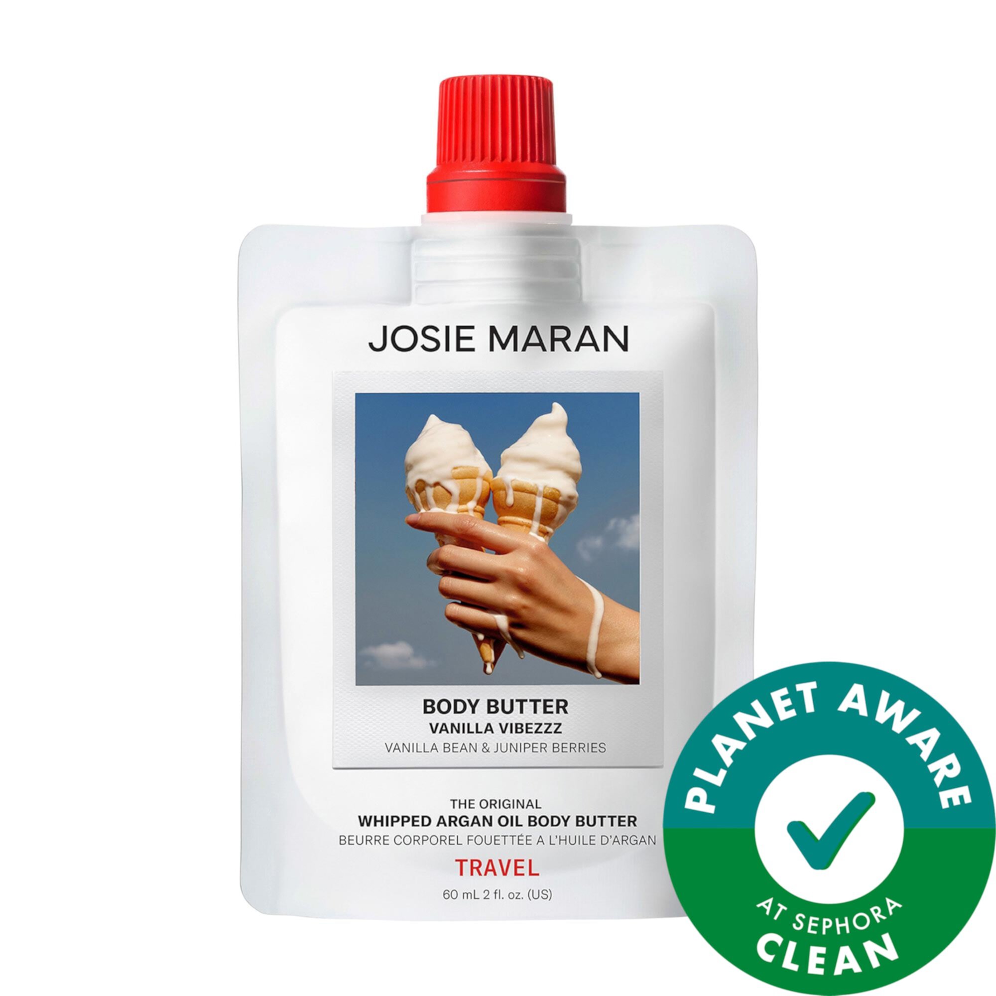 Mini Vanilla Vibezzz - Whipped Argan Oil Refillable Firming Body Butter Josie Maran