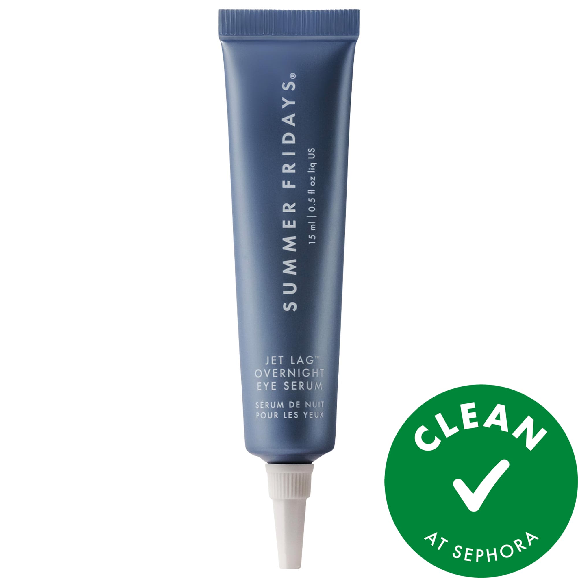 Jet Lag Overnight Eye Serum for Fine Lines & Wrinkles with Gentle Retinol Blend Summer Fridays