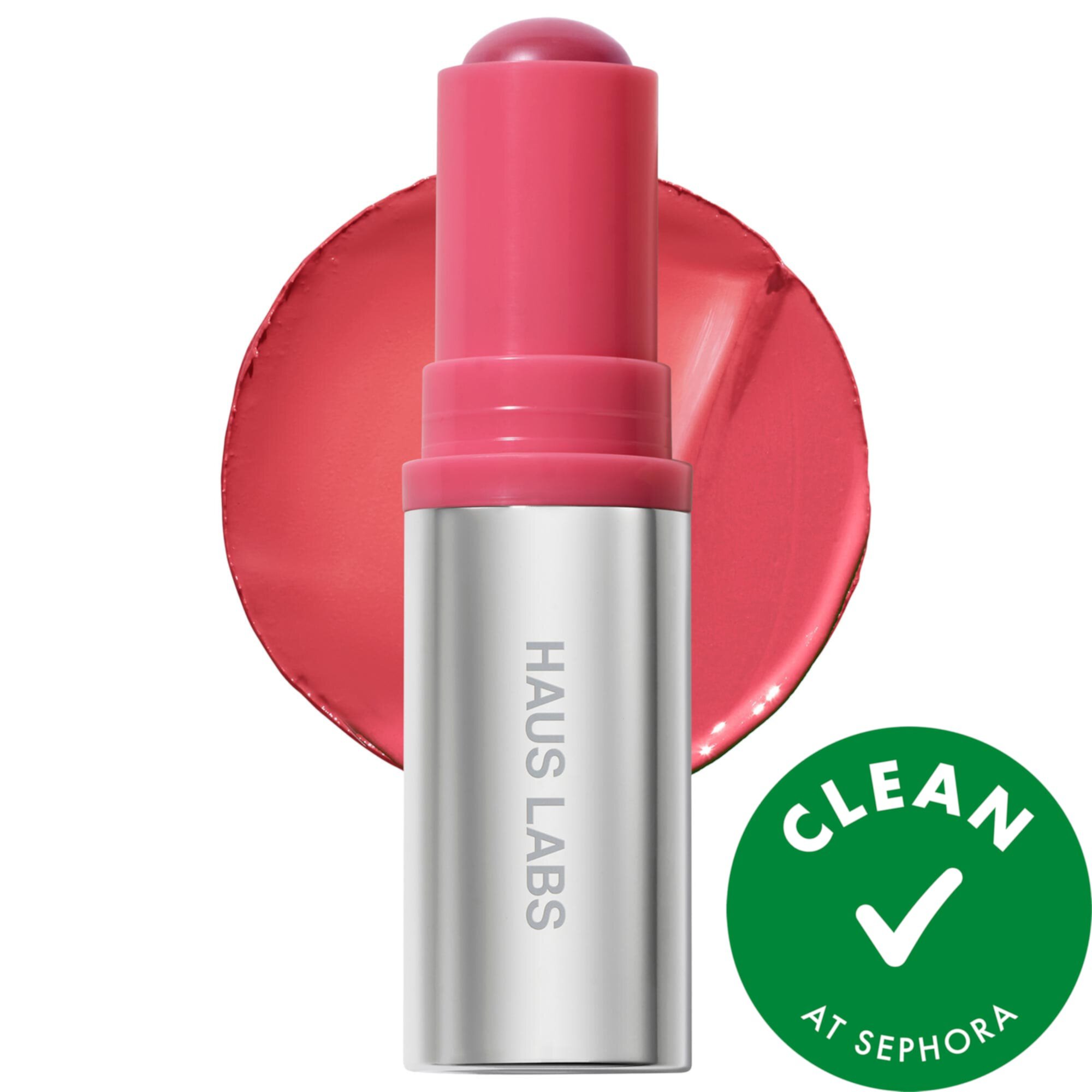 Color Fuse Longwear Hydrating Glassy Lip + Cheek Blush Balm Stick HAUS LABS BY LADY GAGA