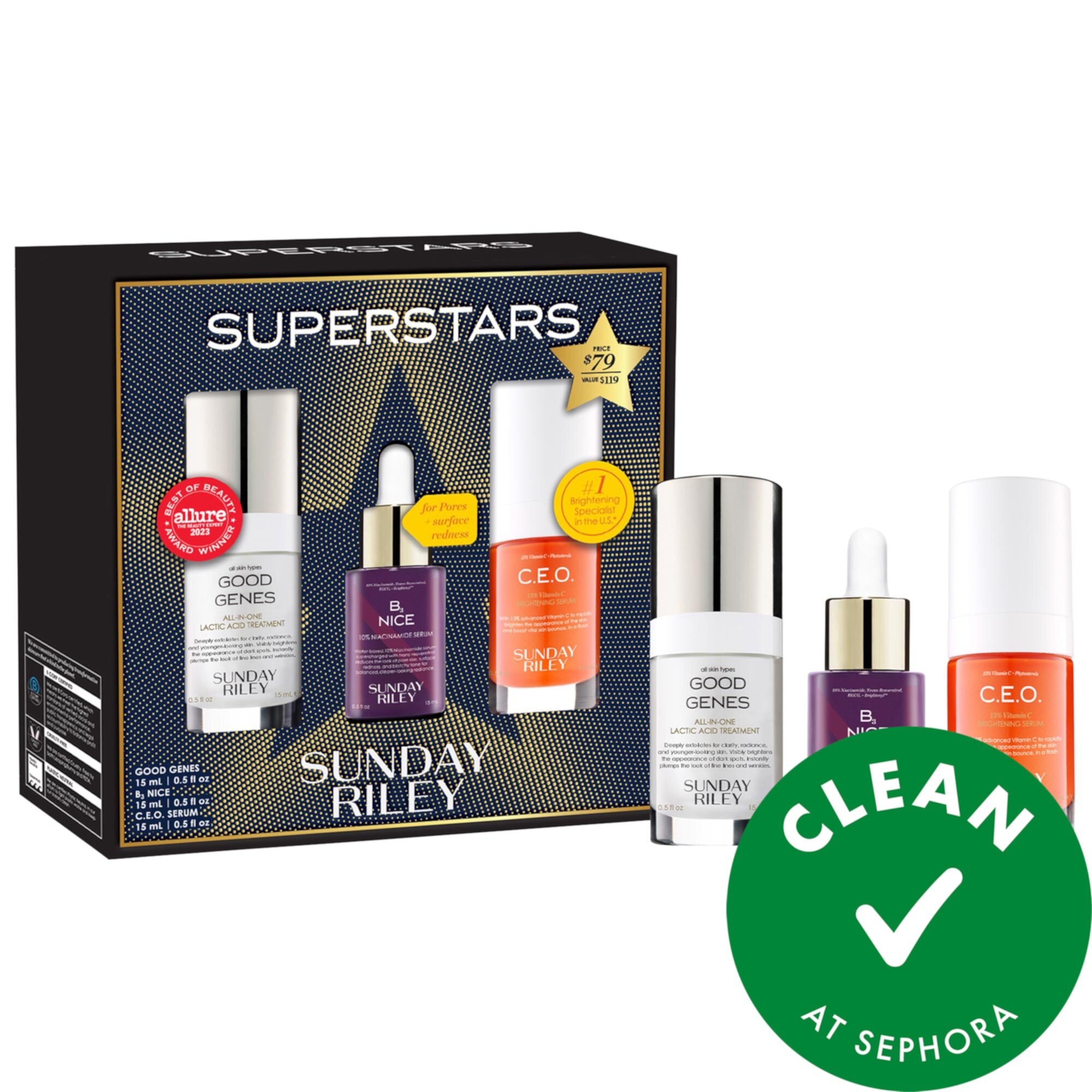 Superstars Serum Set Sunday Riley