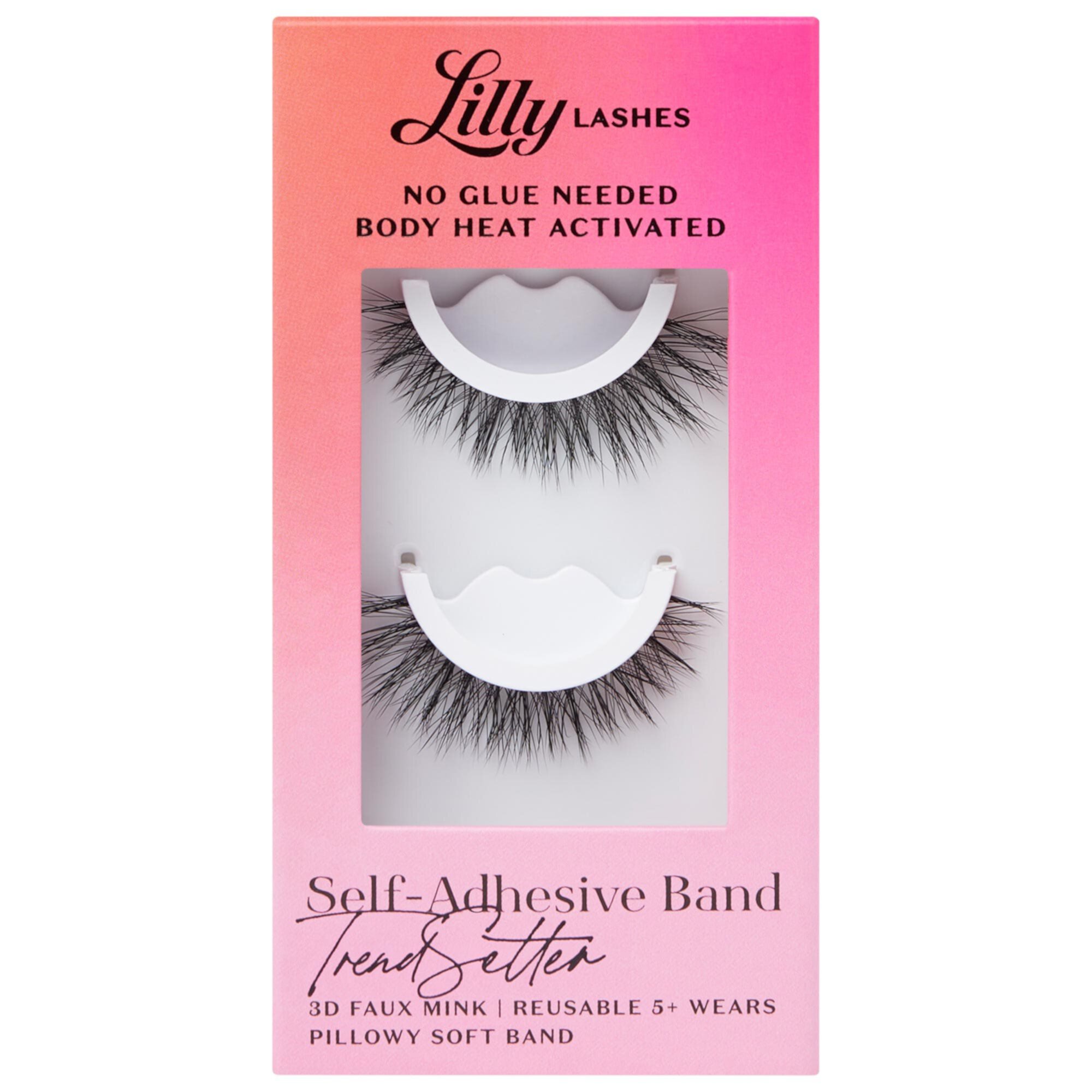 Легкие в нанесении объемные водостойкие самоклеящиеся ресницы Lilly Lashes