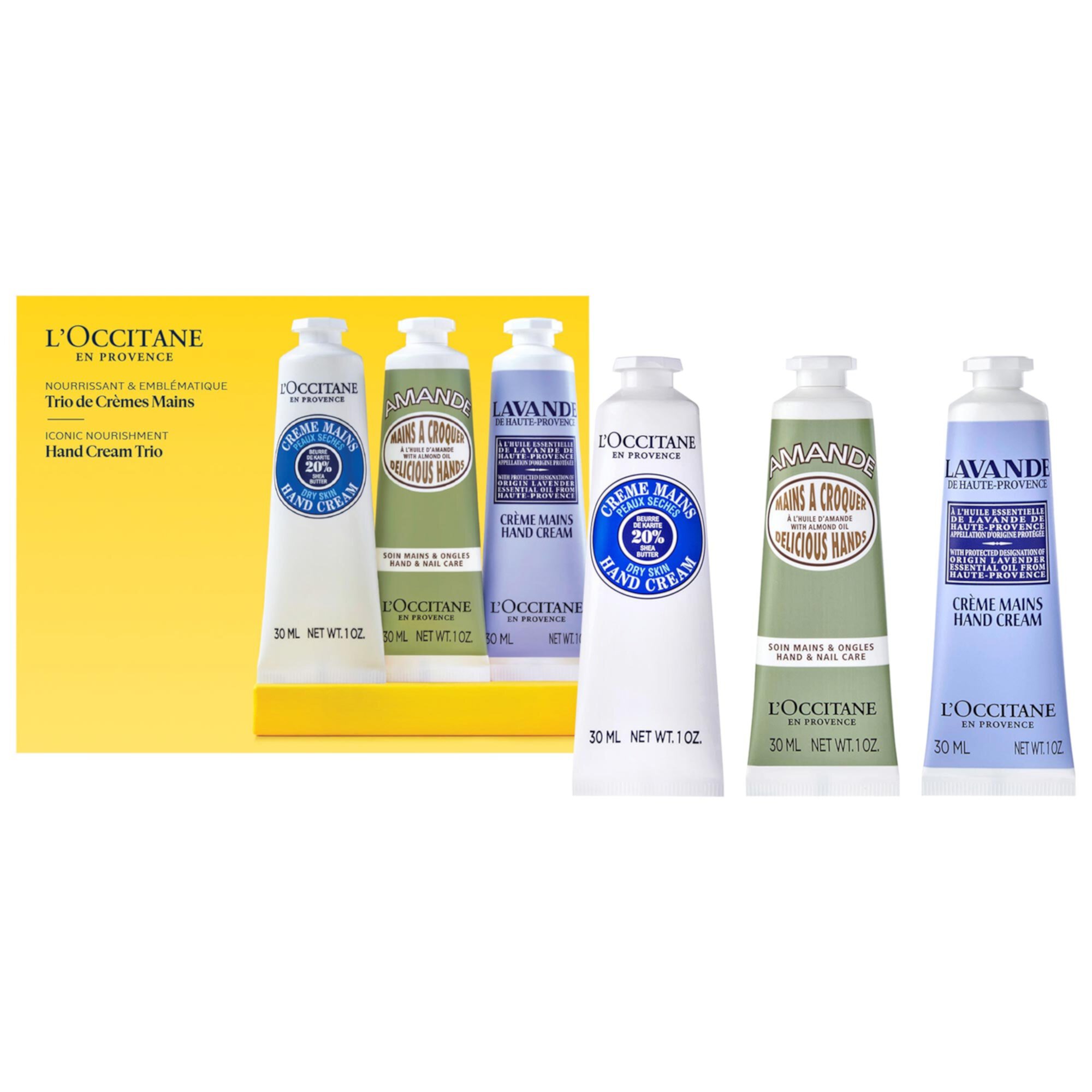 Nourishing and Protective Hand Cream Trio Kit L'Occitane