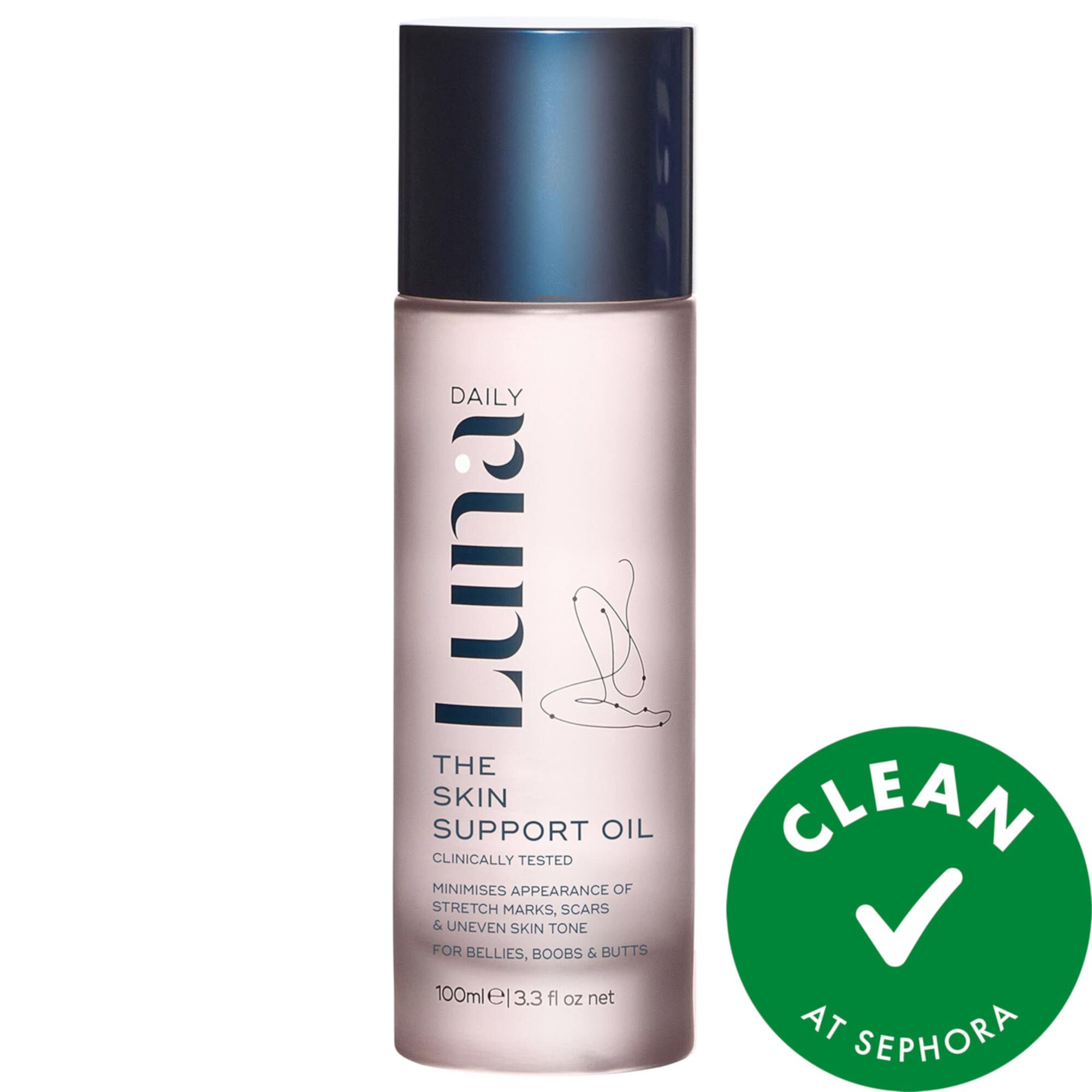 The Skin Support Oil - For Stretch Marks, Hyperpigmentation & Uneven Skin Texture Luna Daily