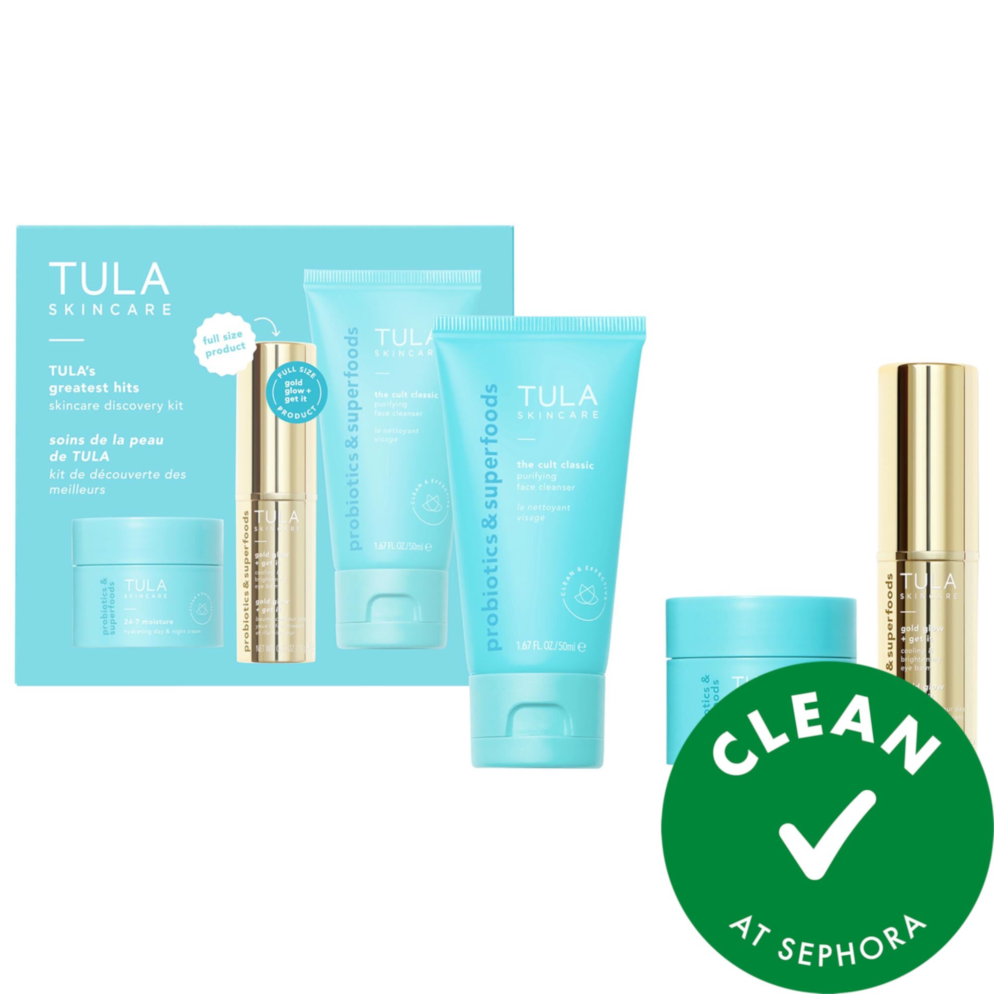 TULA's Greatest Hits Skincare Discovery Kit TULA Skincare