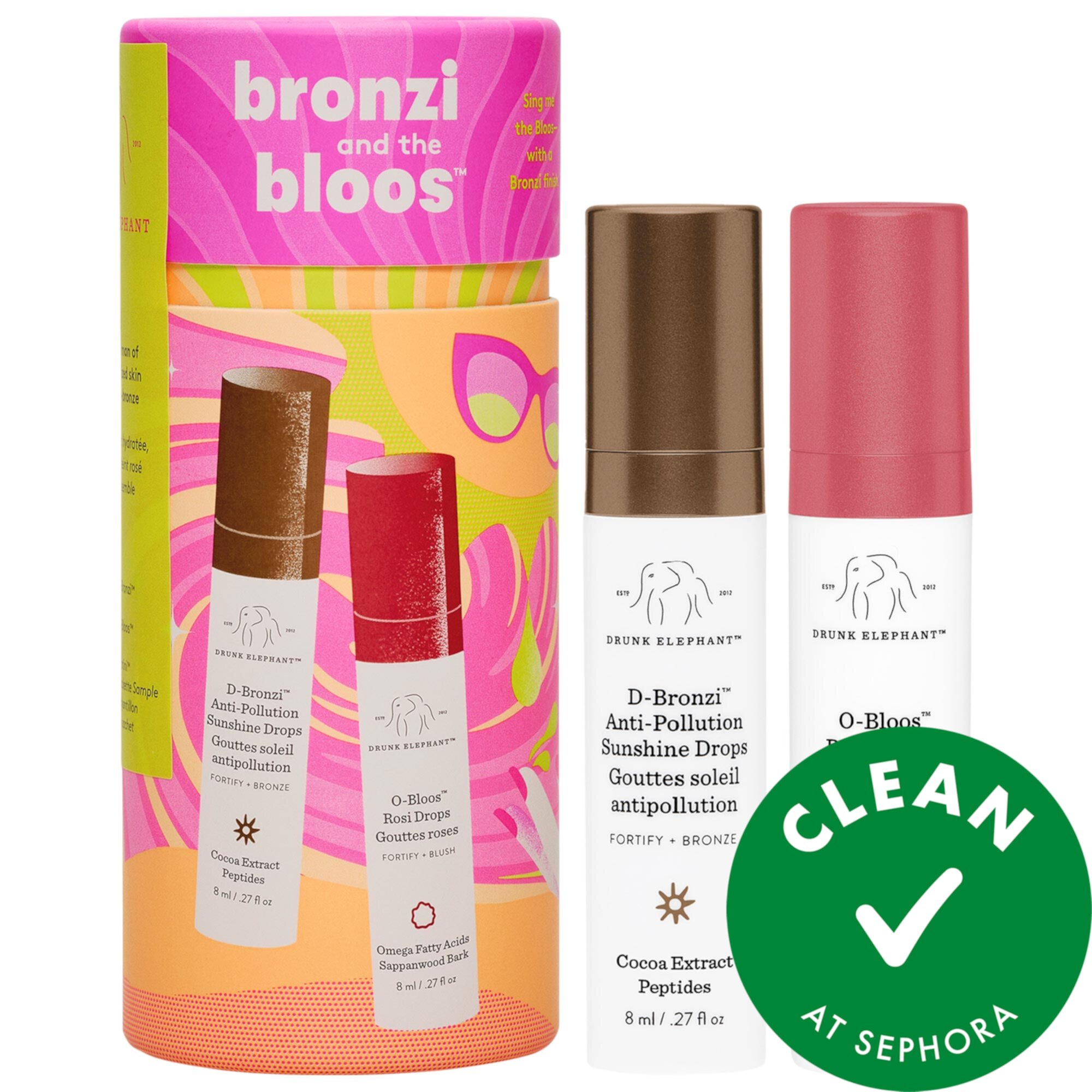 Bronzi and the Bloos Color Serum Duo Drunk Elephant