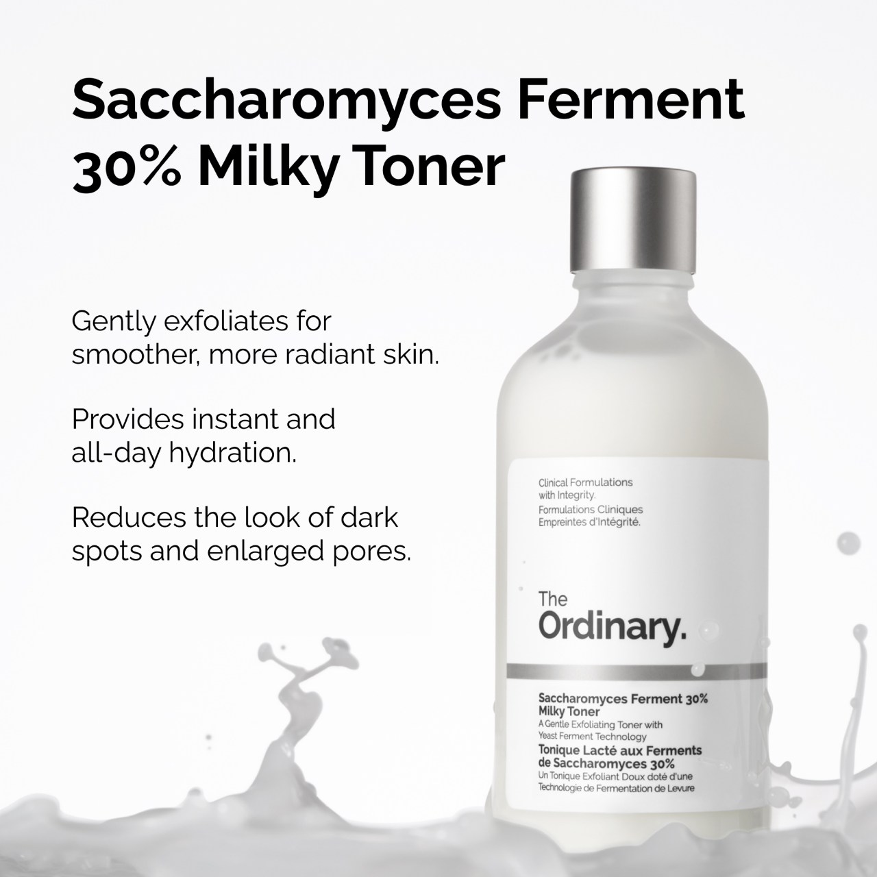 Saccharomyces Ferment 30% Milky Toner The Ordinary