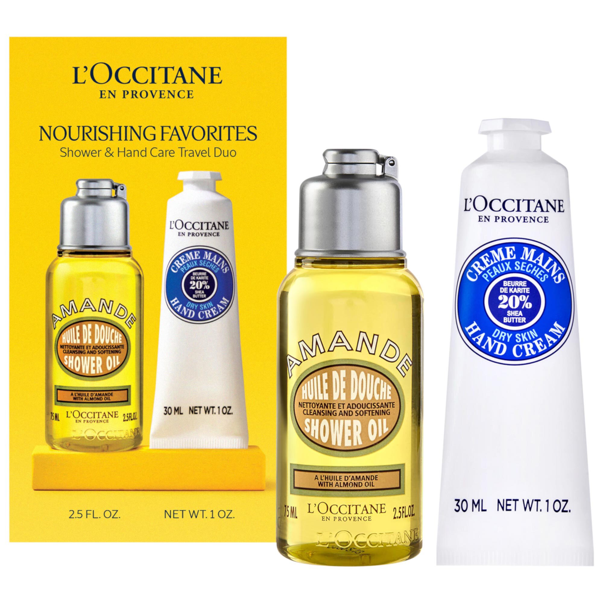 Hand and Body Care Nourishing Travel Favorites L'Occitane