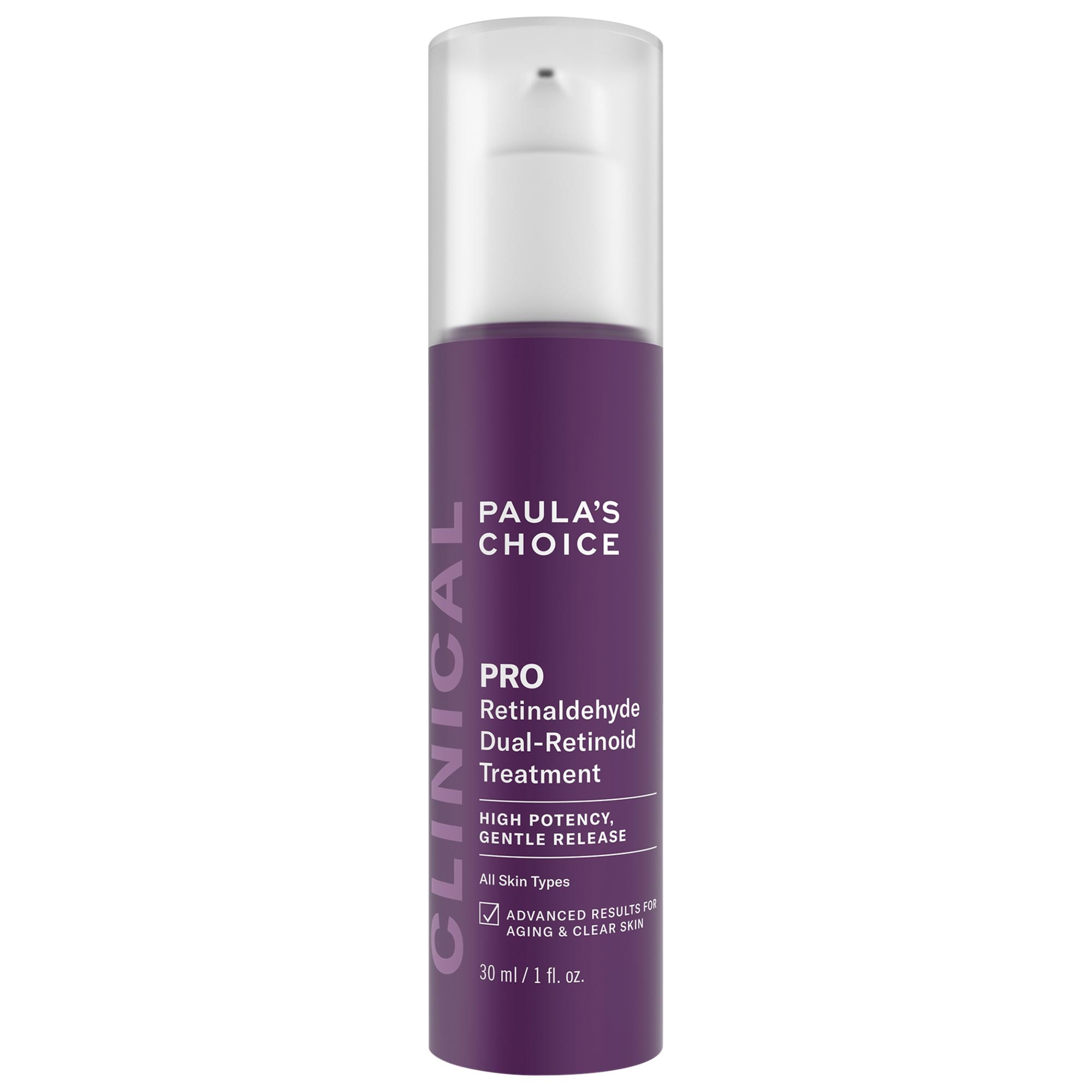 Clinical PRO Retinaldehyde Dual-Retinoid Treatment for Clear, Luminous Skin Paula's Choice