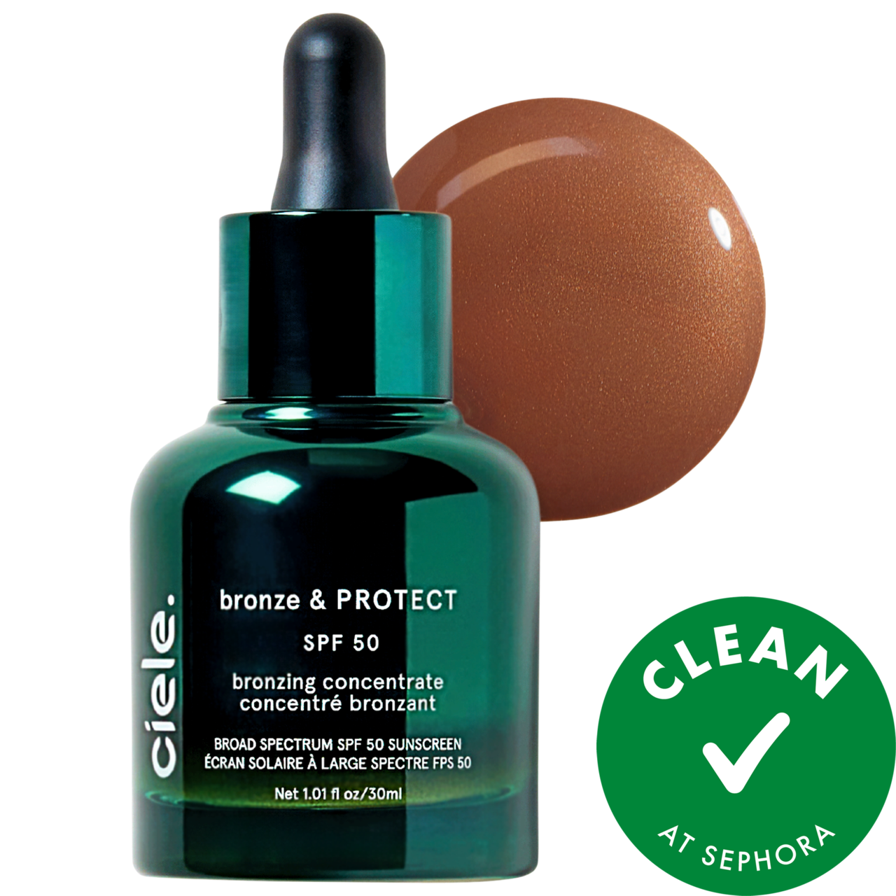 bronze & PROTECT SPF 50+ bronzing concentrate Ciele