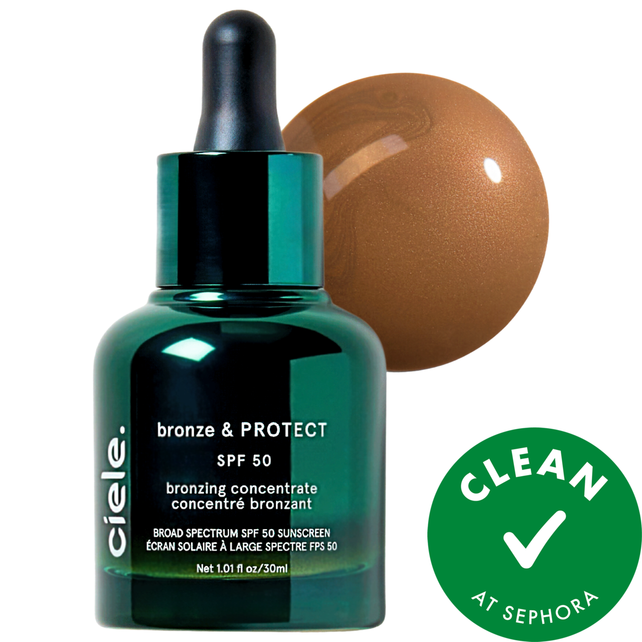 bronze & PROTECT SPF 50+ bronzing concentrate Ciele