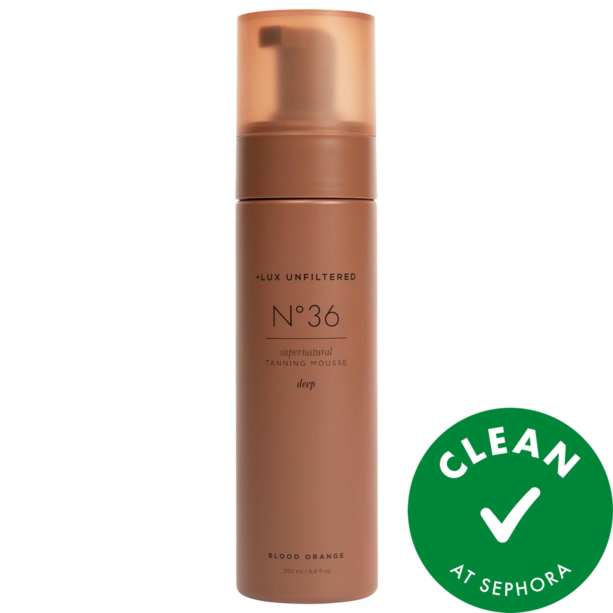 N°36 Supernatural Self Tanning Mousse in Blood Orange Lux Unfiltered