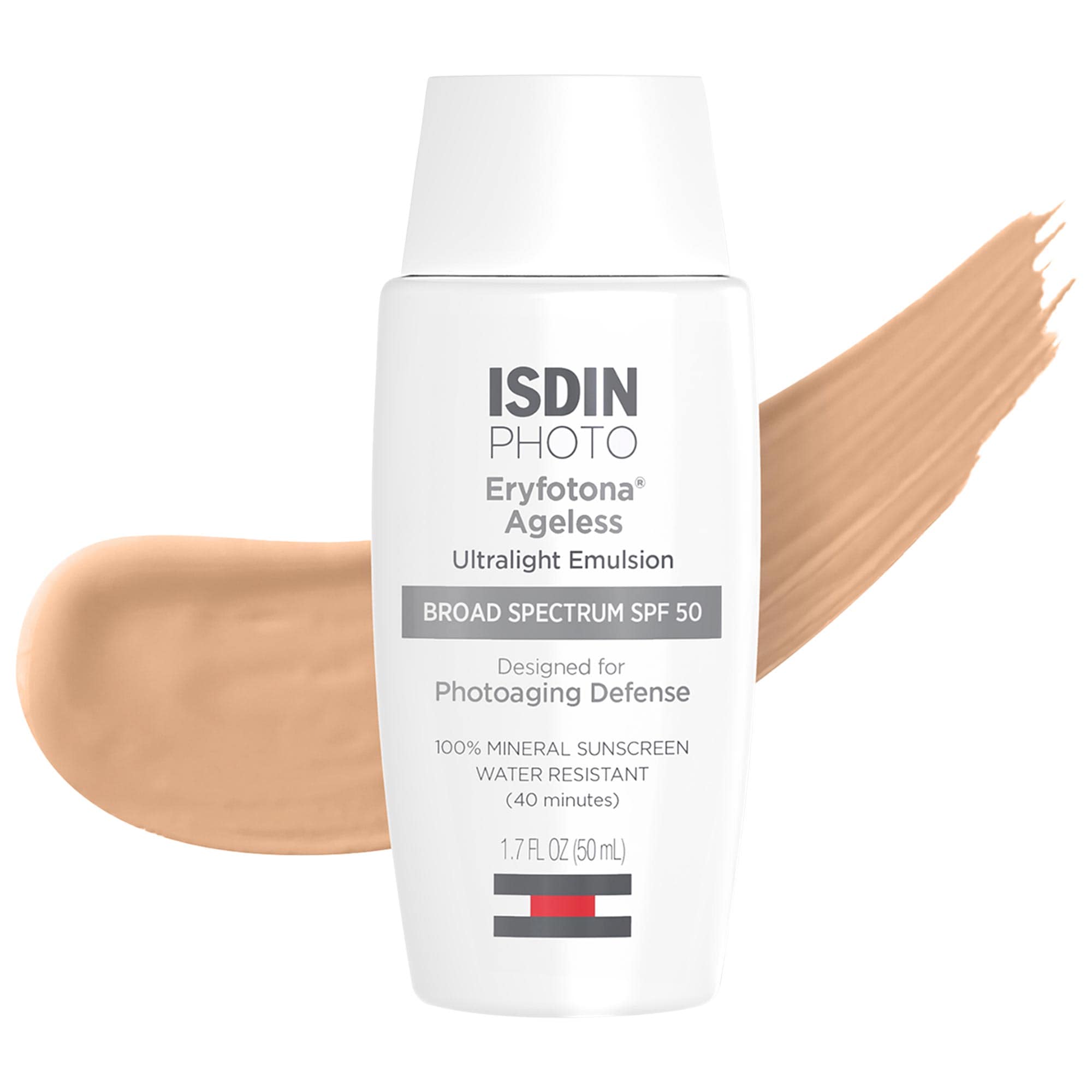 Eryfotona Ageless Ultralight Tinted Mineral Sunscreen SPF 50 ISDIN