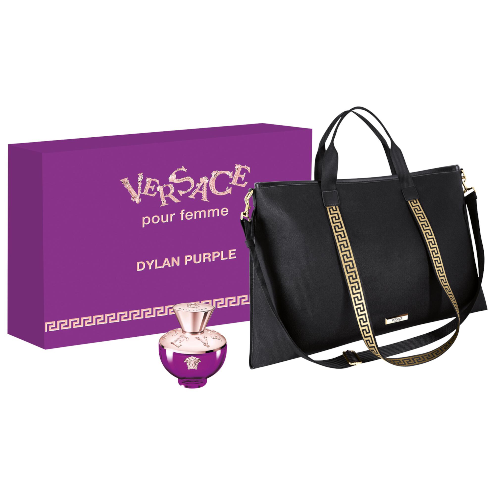 Dylan Purple Eau de Parfum and Tote Bag Set Versace