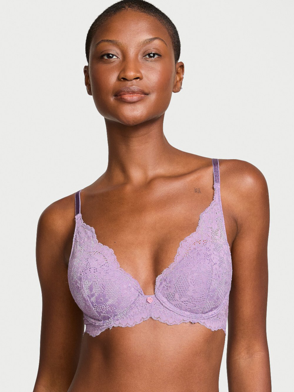 Lace Lightly Lined Plunge Bra Dream Angels