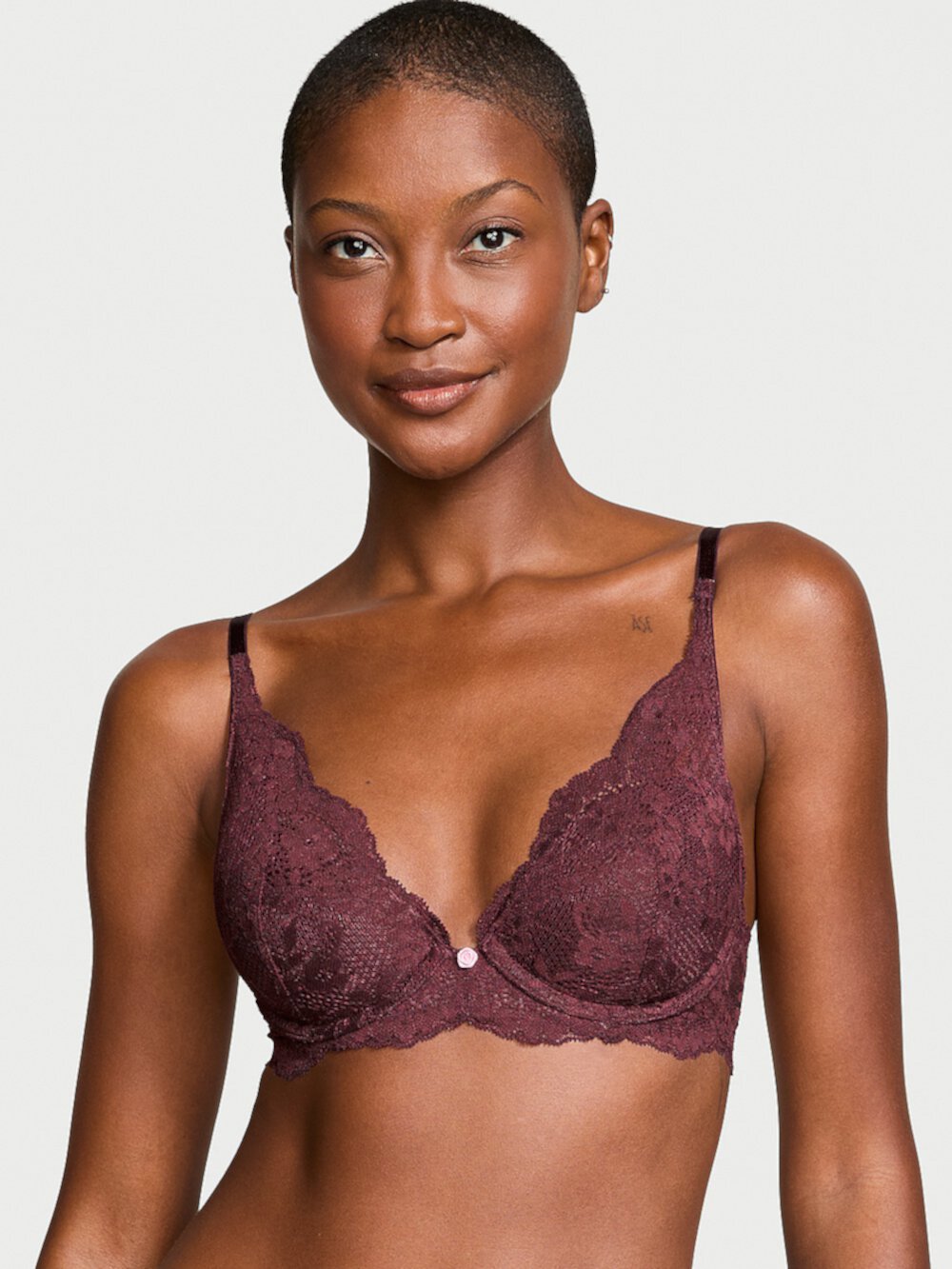 Lace Lightly Lined Plunge Bra Dream Angels