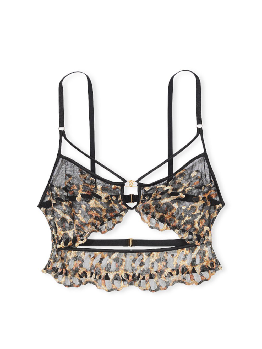 Женский Бюстгальтер Very Sexy Leopard Embroidery Strappy Very Sexy