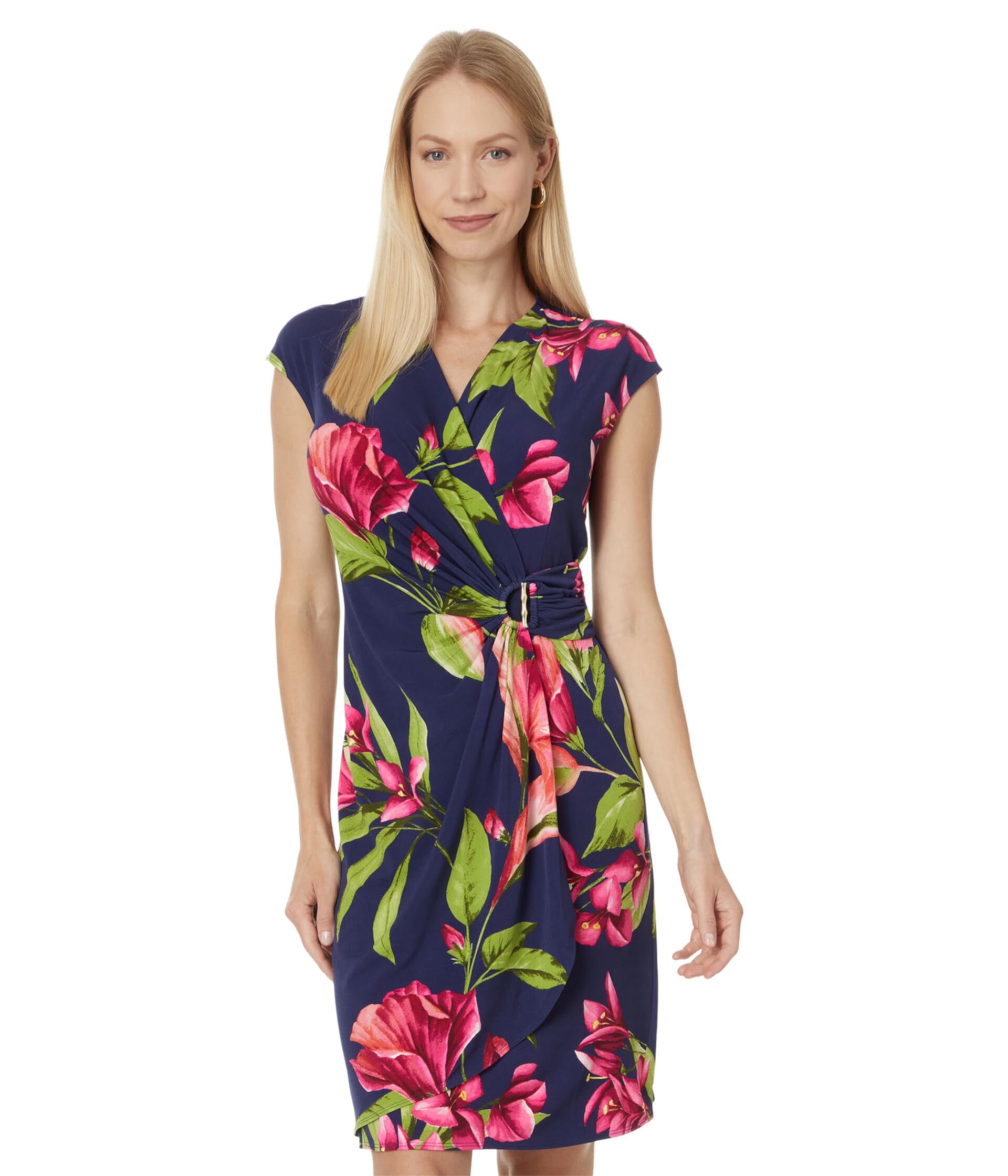 Clara Lavish Blooms Short Sleeve Dress Tommy Bahama