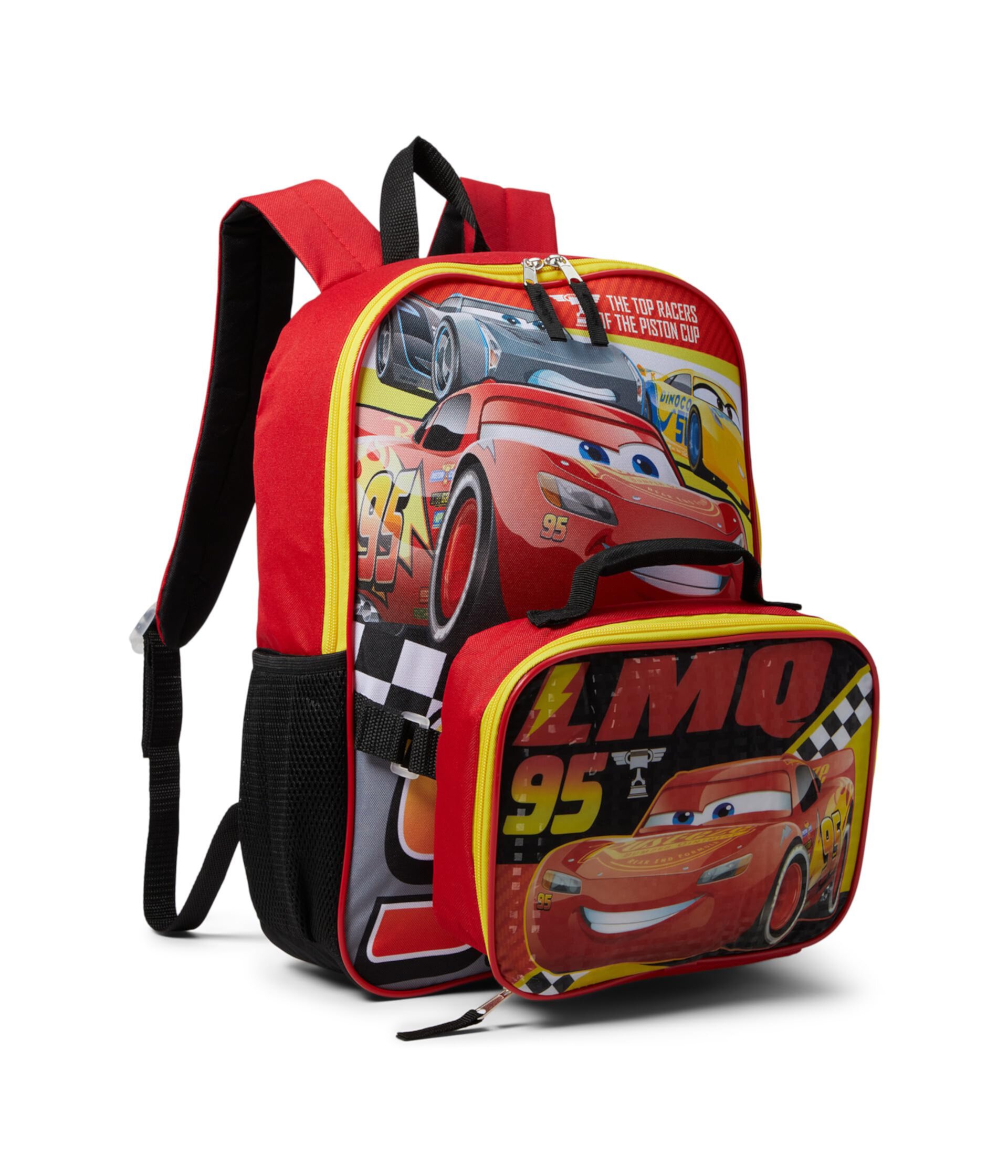 Cars Backpack Set (Little Kid/Big Kid) BIOWORLD Kids
