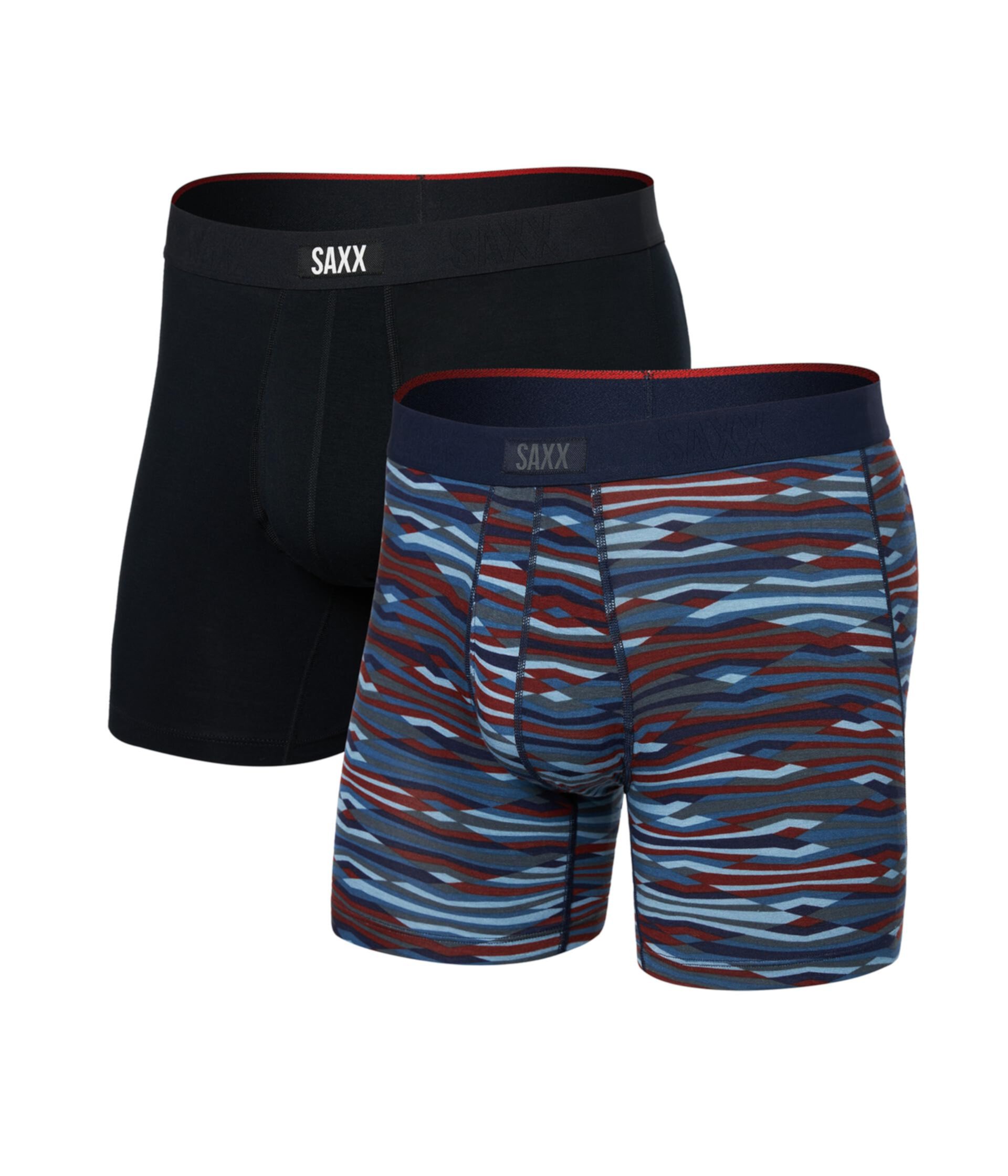 Мужские Трусы SAXX Vibe Xtra Super Soft Boxer Brief Fly 2-Pack SAXX