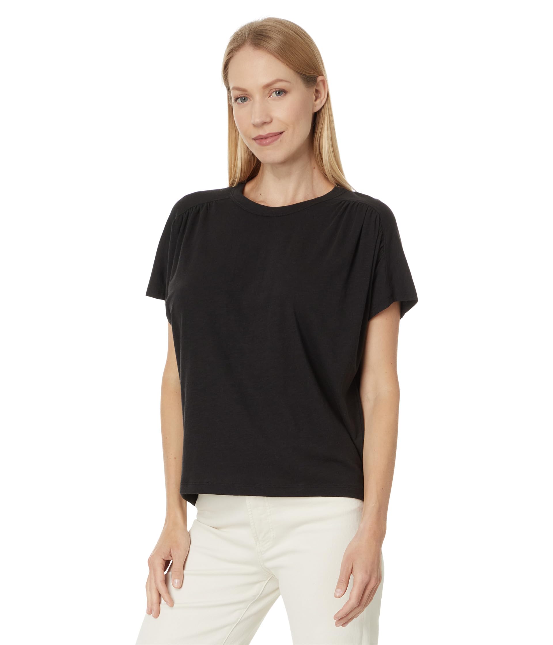 Easy Shirred Short Sleeve Lilla P