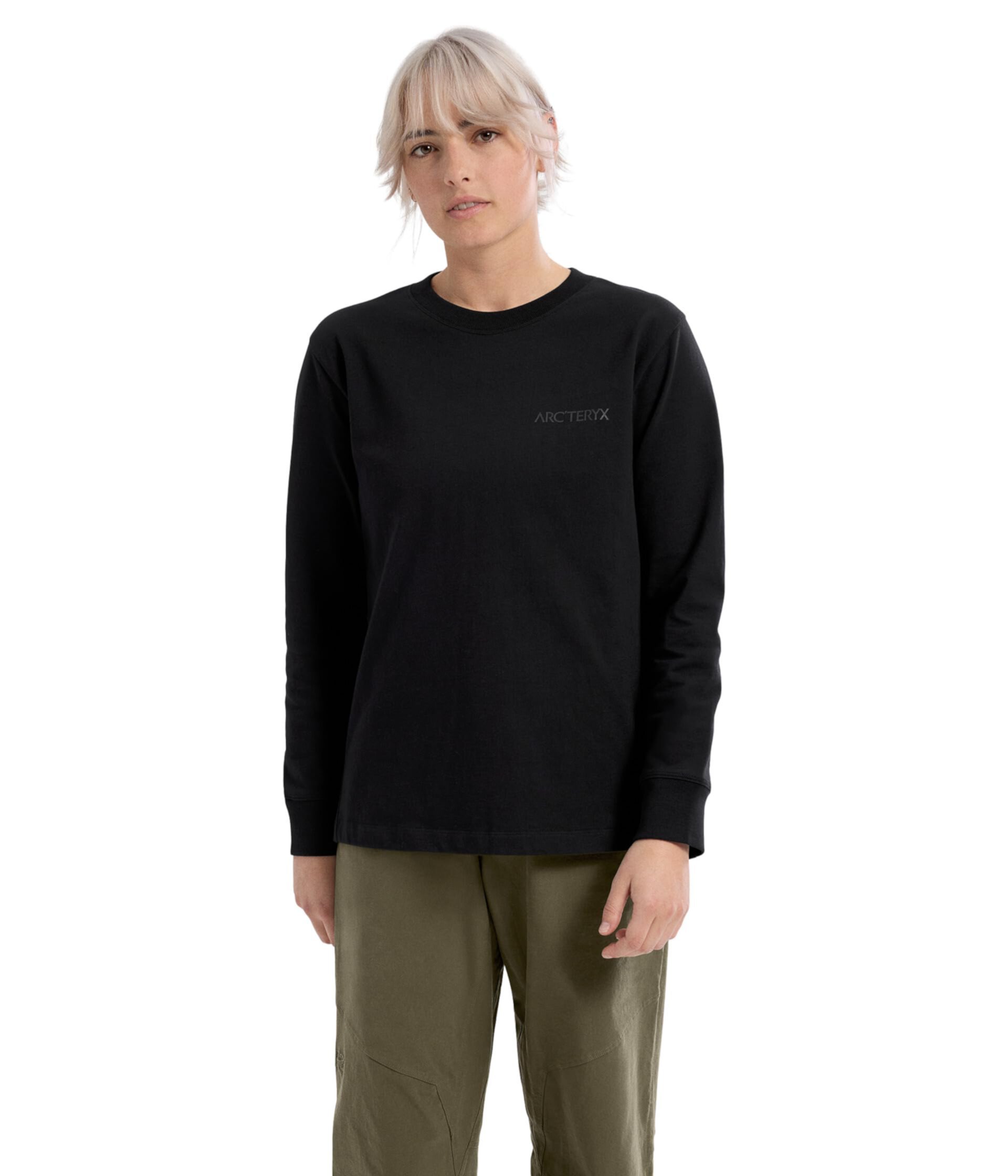 Женская Футболка Arc'teryx Kragg Cotton Bird Crew Long Sleeve Arc'teryx