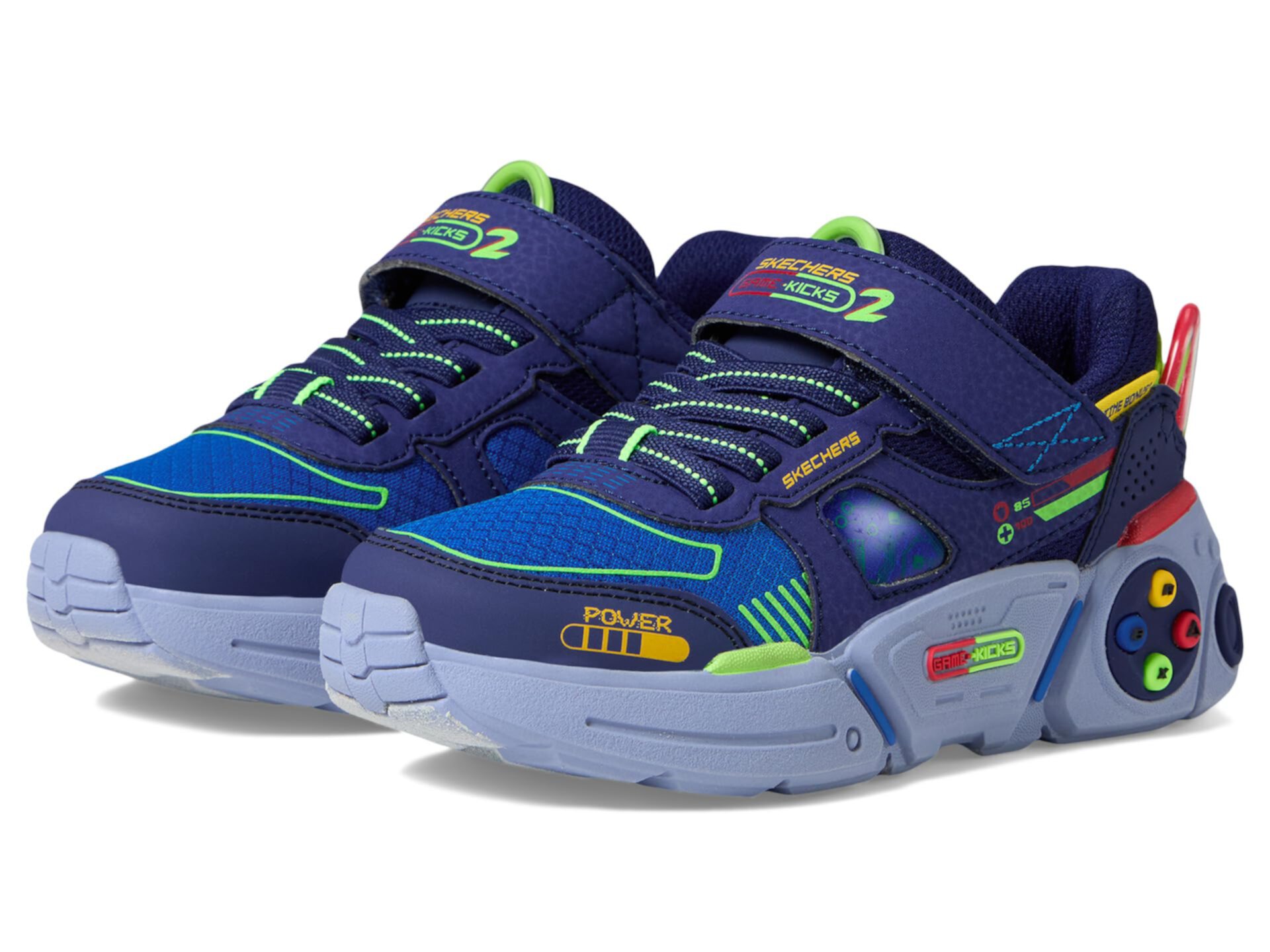 Кроссовки SKECHERS KIDS Game Tronix 2.0 с удобной амортизацией и застежкой-липучкой Skechers Kids