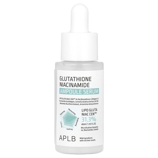 Glutathione Niacinamide Ampoule Serum , 1.35 fl oz (40 ml) APLB