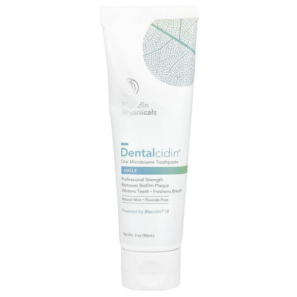 Dentalcidin®, Oral Microbiome Toothpaste, Natural Mint, 3 oz (90 ml) Biocidin Botanicals