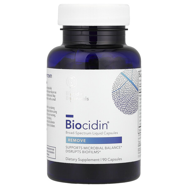 Biocidin®, Broad-Spectrum Liquid Capsules, 90 Capsules Biocidin Botanicals